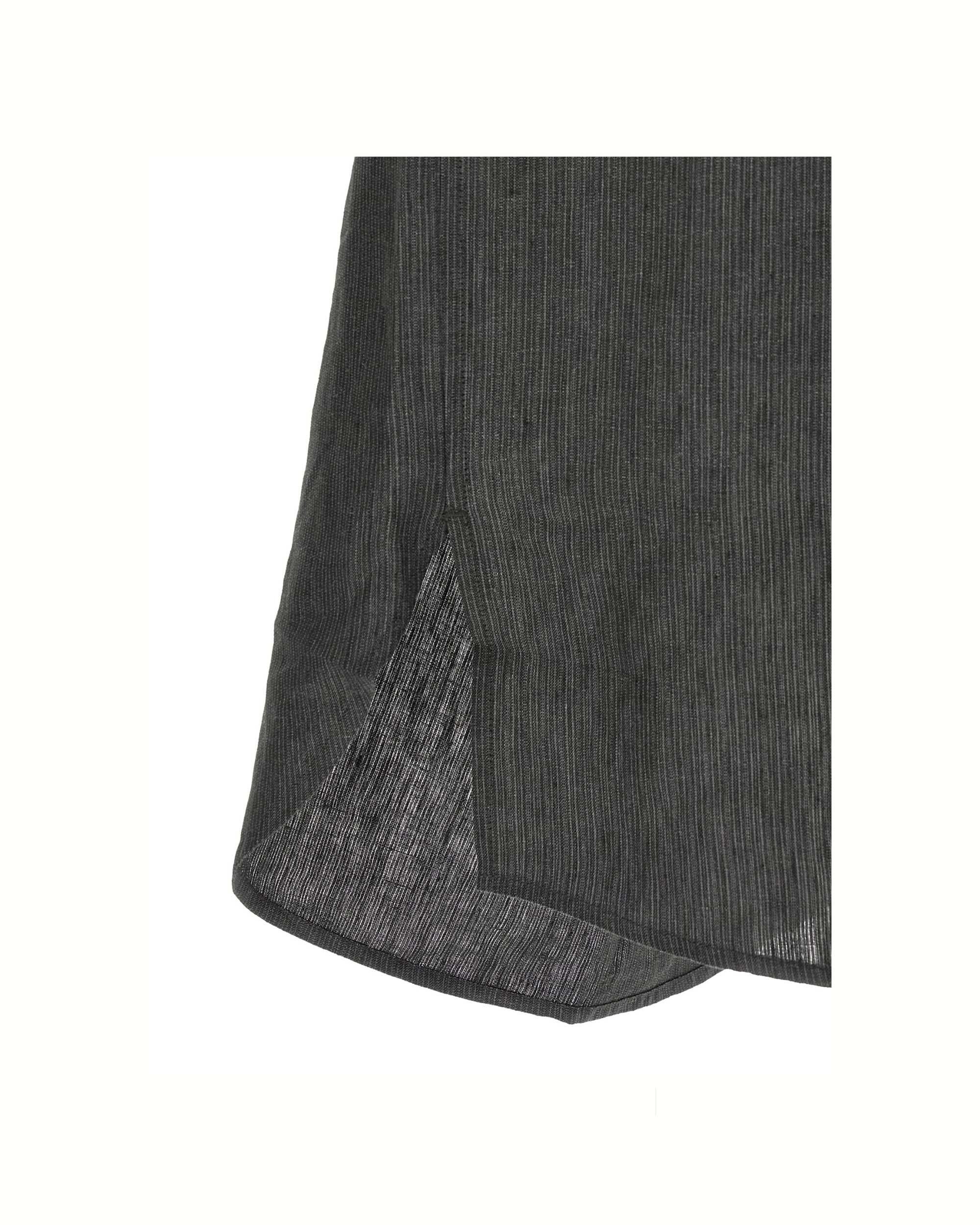 Jacquemus La Chemise Pastro – Camicia in Lino Grigio a Micro Righe
