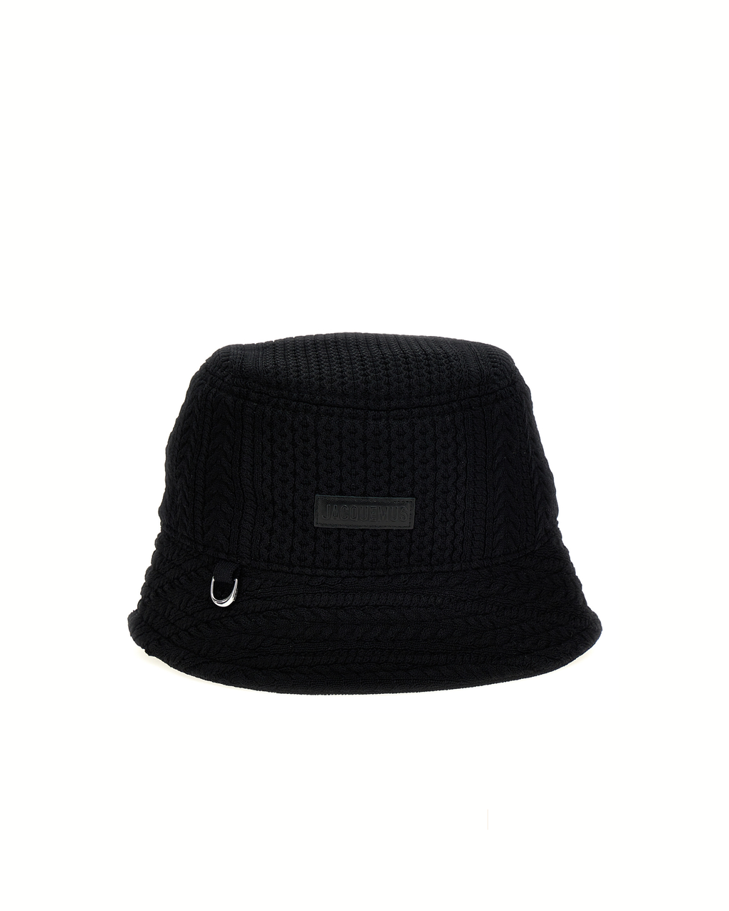 Jacquemus Le Bob Belo – Cappello Bucket Intrecciato Nero Unisex