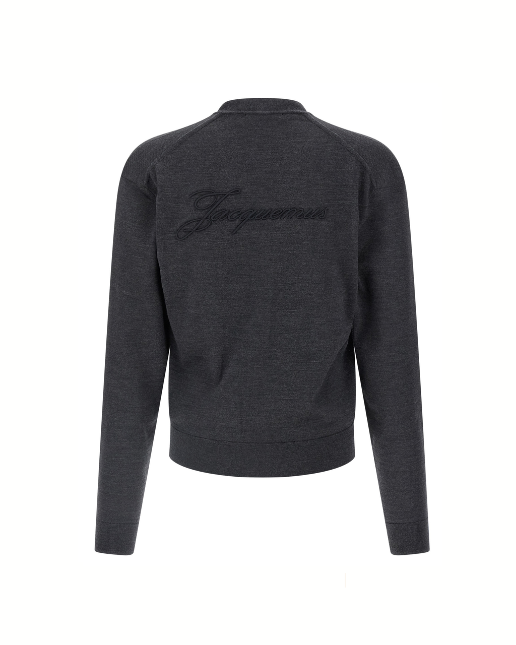 Jacquemus Le Cardigan Brodé Gray