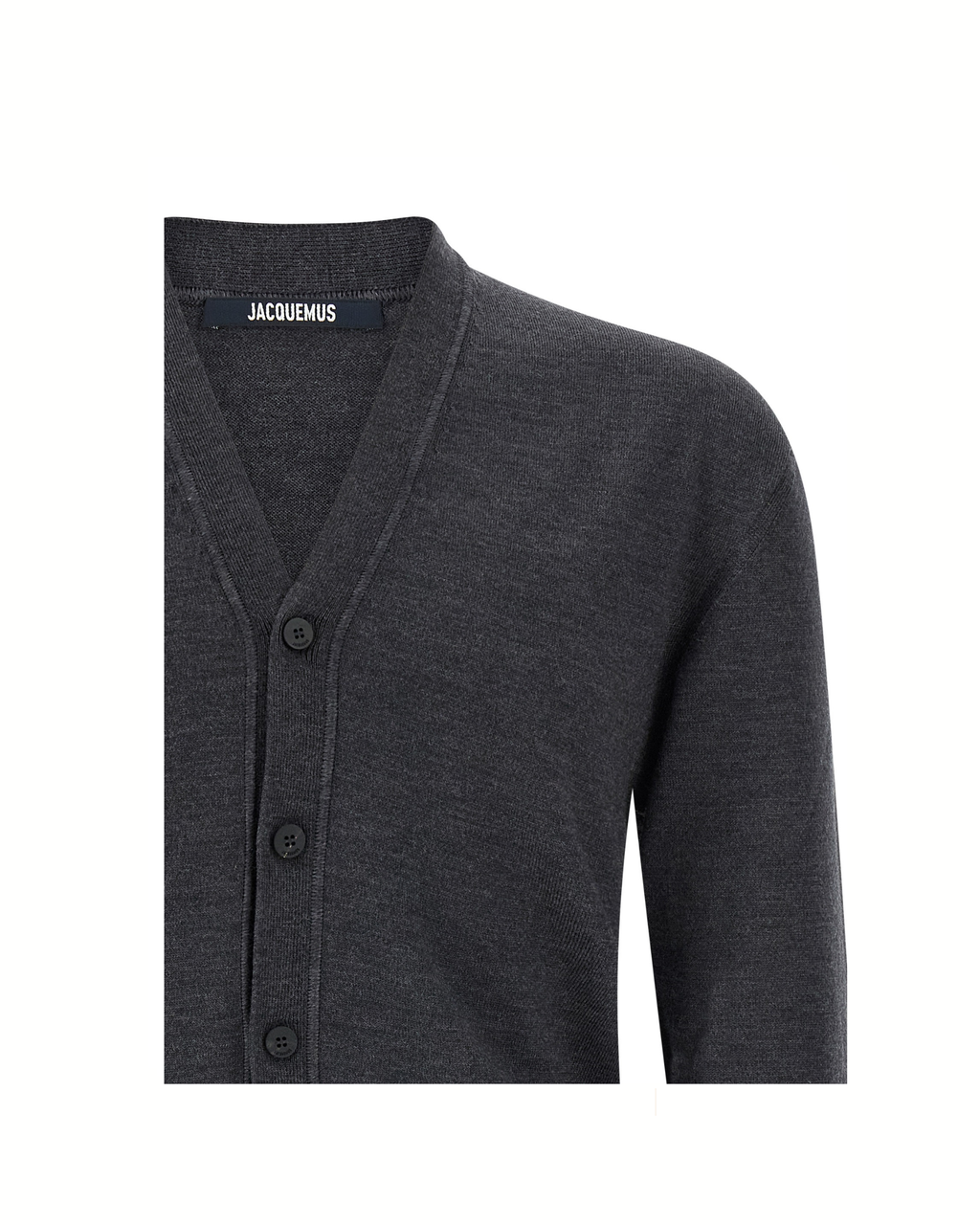 Jacquemus Le Cardigan Brodé Gray
