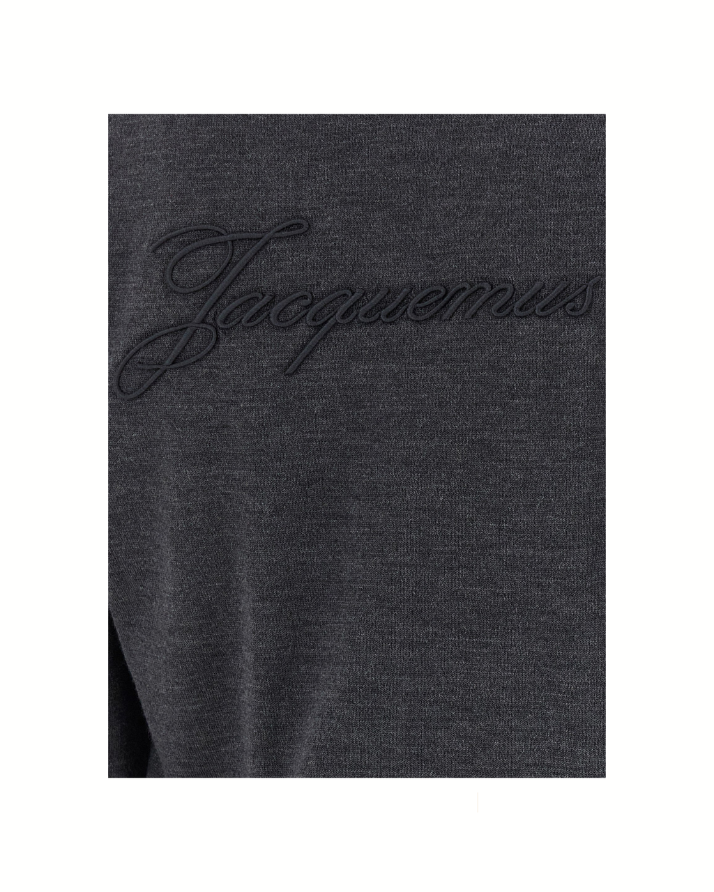 Jacquemus Le Cardigan Brodé Gray