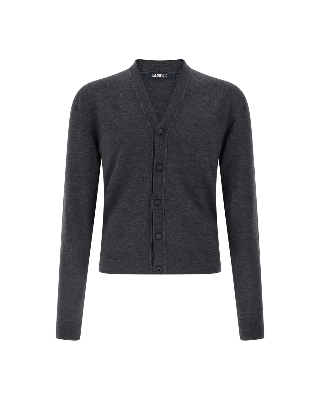 Jacquemus Le Cardigan Brodé Gray