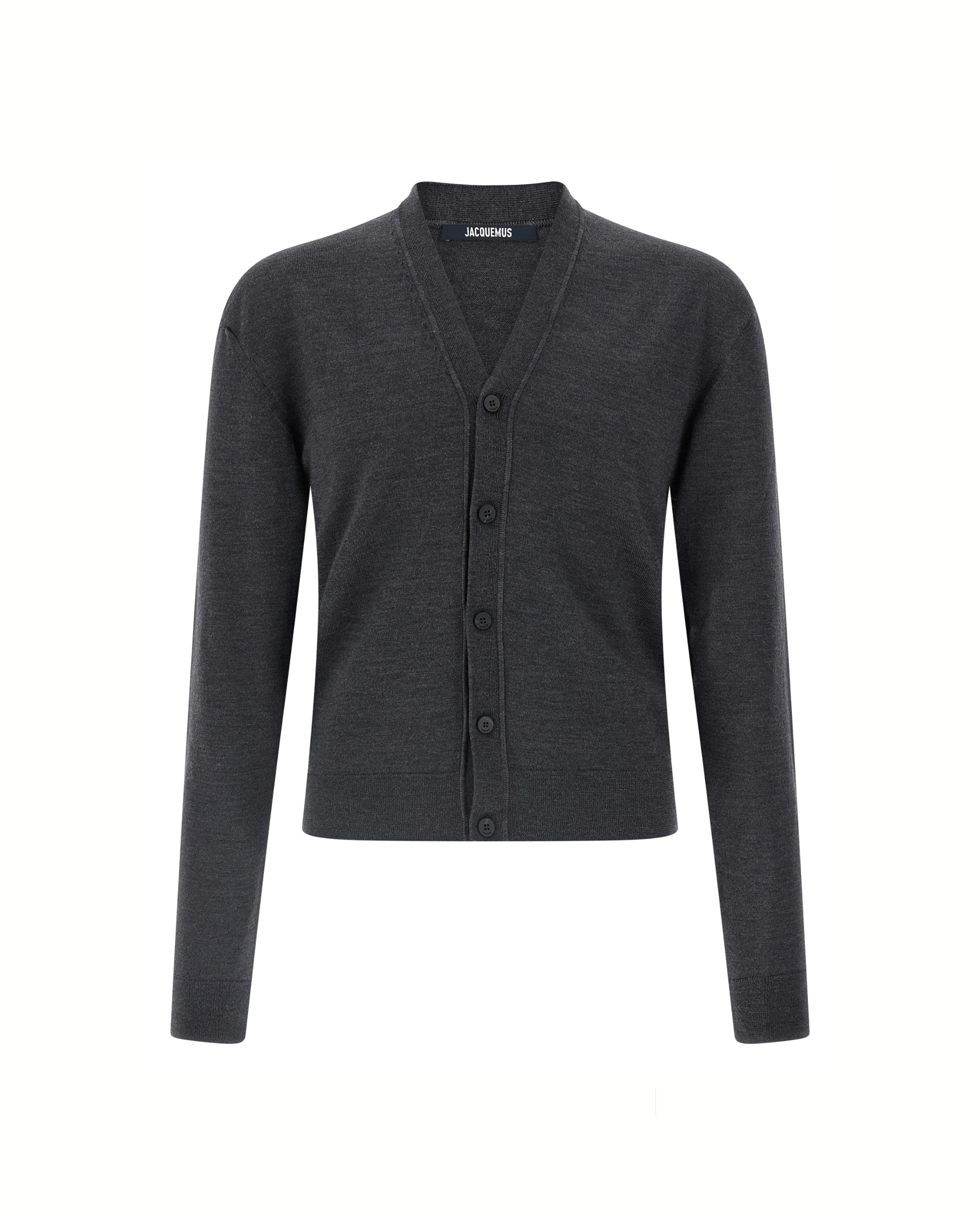 Jacquemus Le Cardigan Brodé Gray