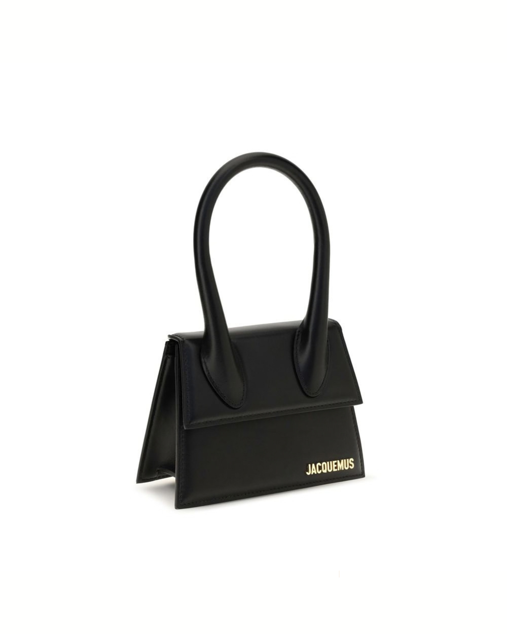 Jacquemus Le Chiquito Medium Borsa Nera in Pelle