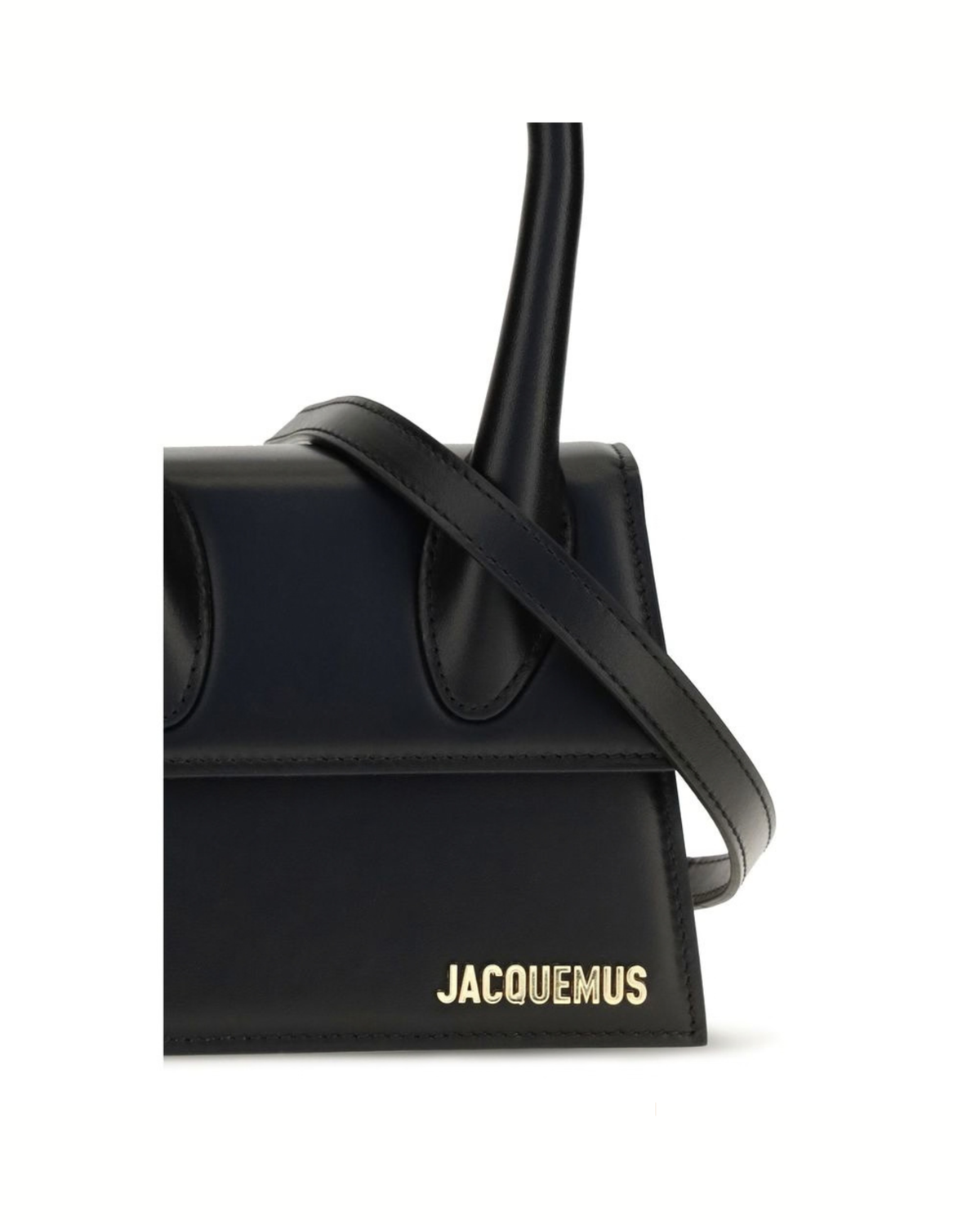 Jacquemus Le Chiquito Medium Borsa Nera in Pelle