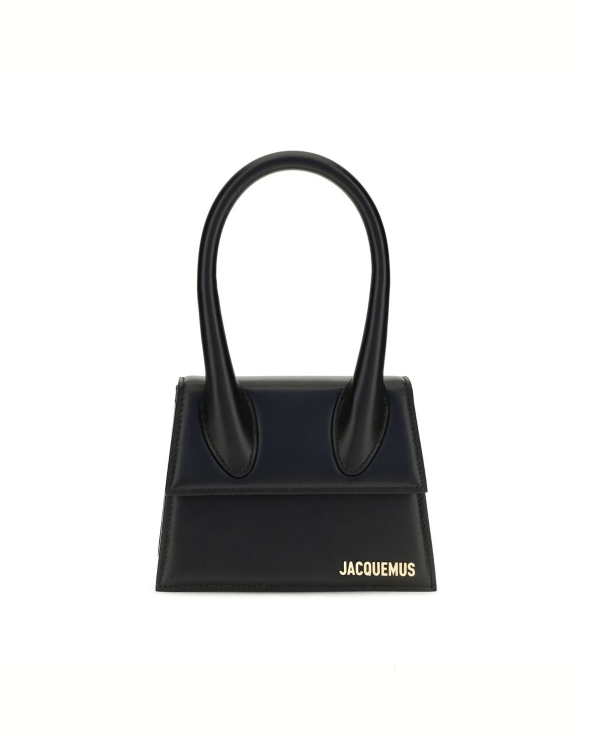 Jacquemus Le Chiquito Medium Borsa Nera in Pelle