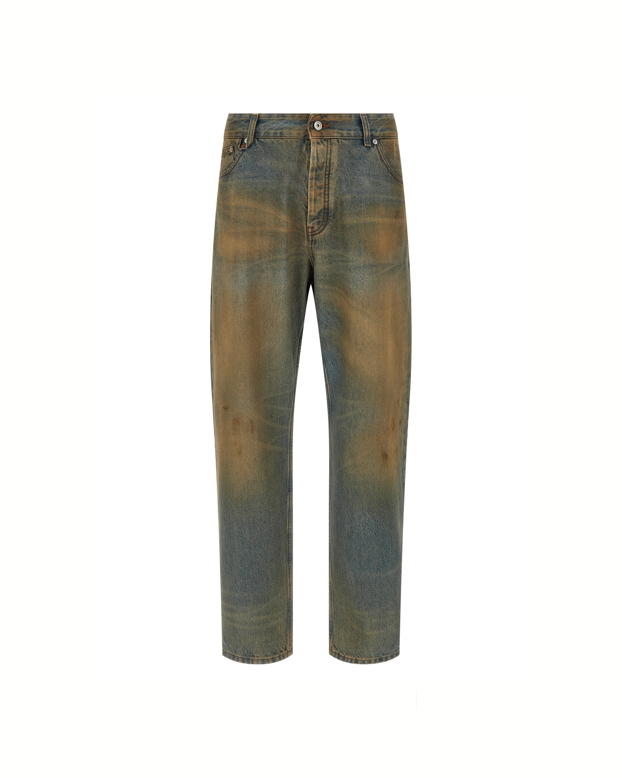 Jacquemus Le De-Nîmes Berger – Jeans in Denim Vintage Multicolor Uomo