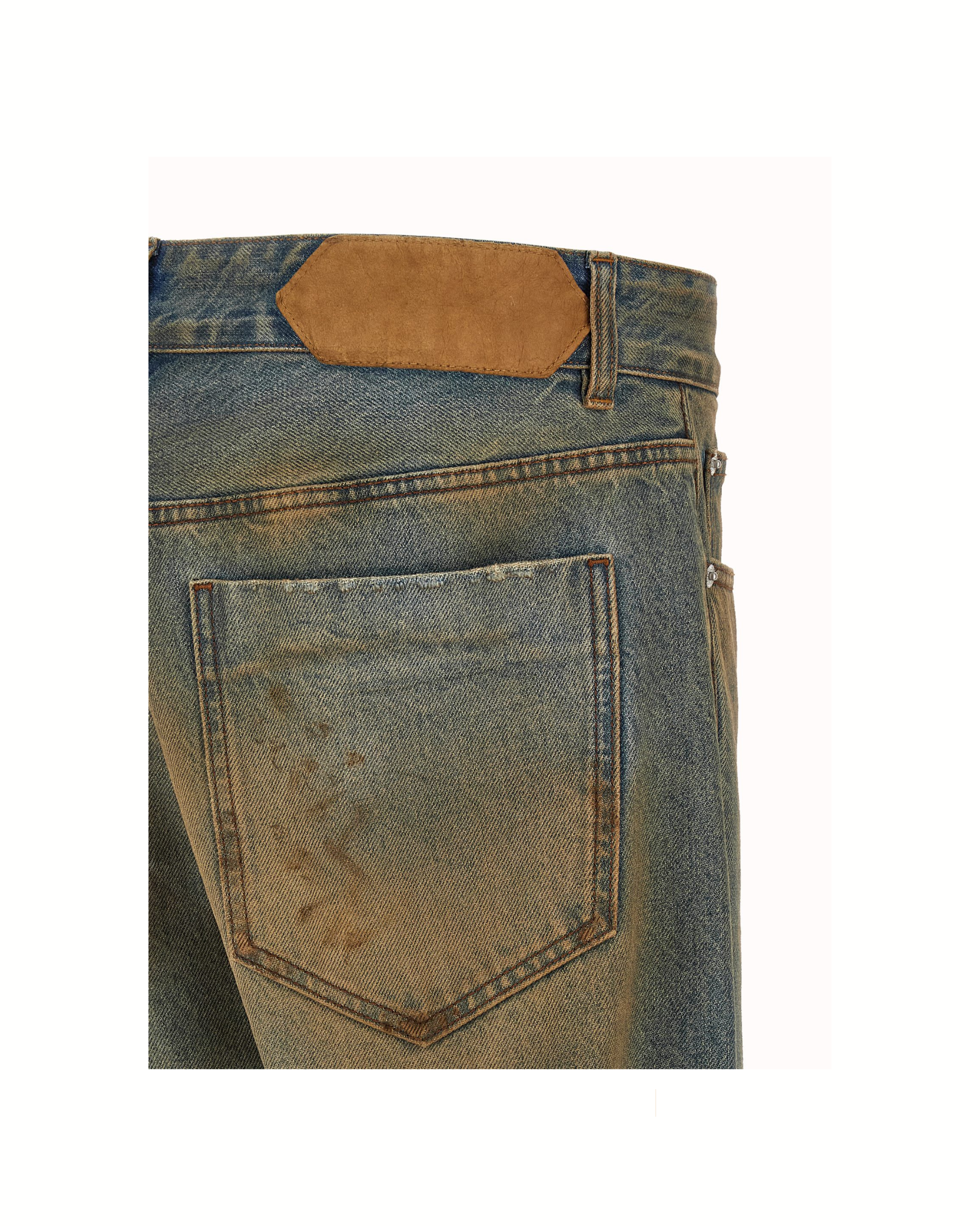Jacquemus Le De-Nîmes Berger – Jeans in Denim Vintage Multicolor Uomo