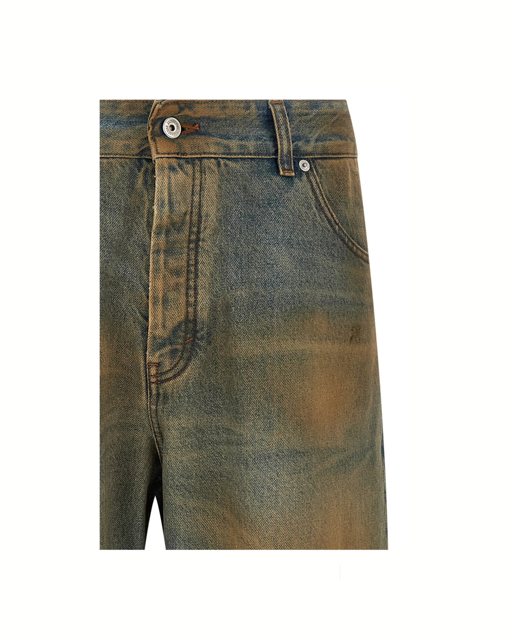 Jacquemus Le De-Nîmes Berger – Jeans in Denim Vintage Multicolor Uomo