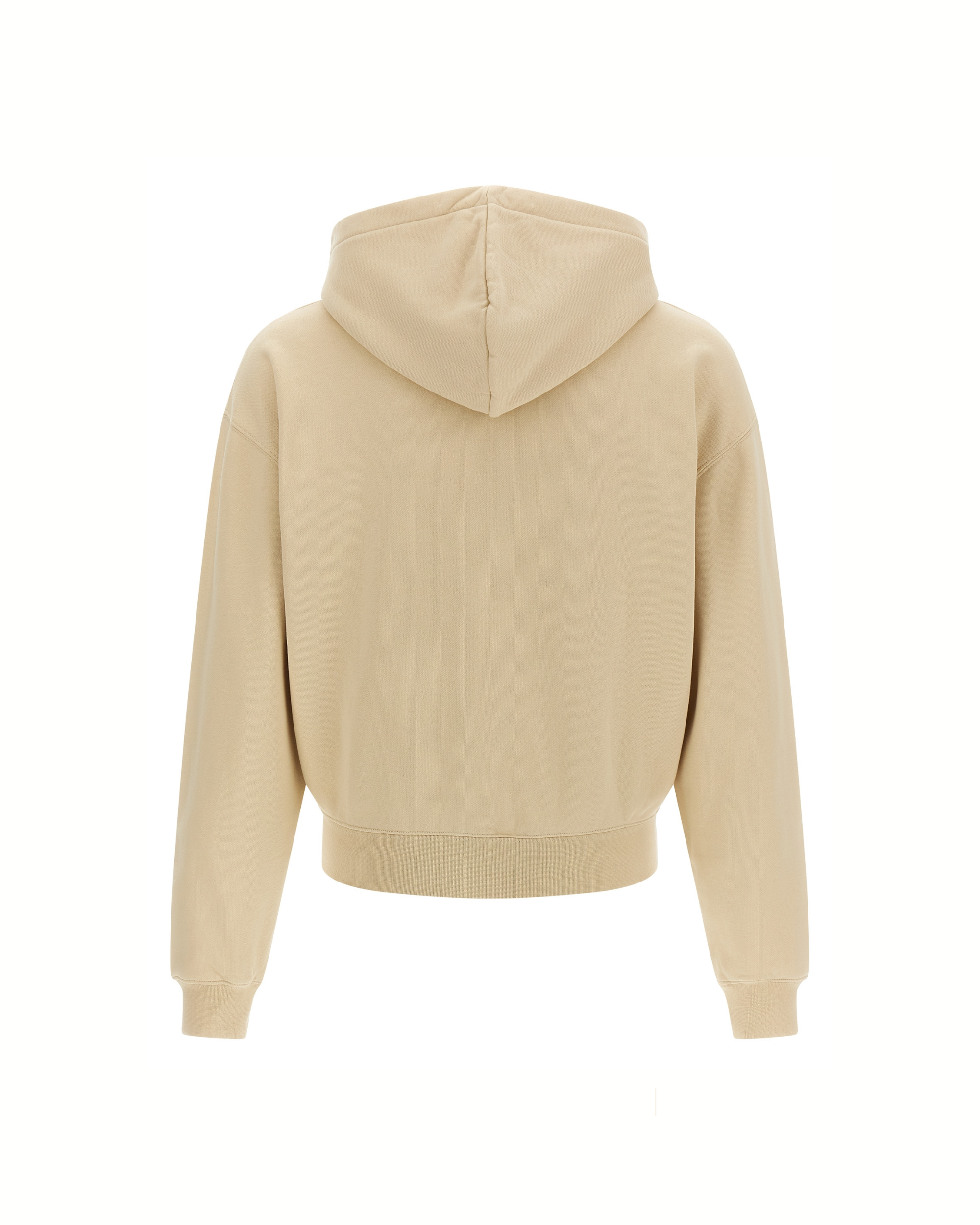 Jacquemus Le Hoodie Grip Gros Grain – Felpa con Cappuccio e Zip Beige Uomo