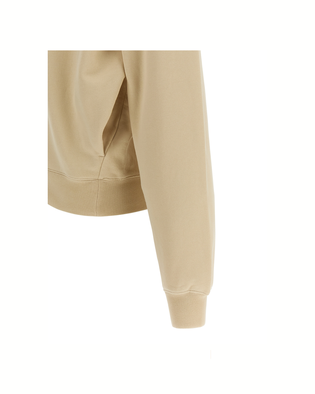 Jacquemus Le Hoodie Grip Gros Grain – Felpa con Cappuccio e Zip Beige Uomo