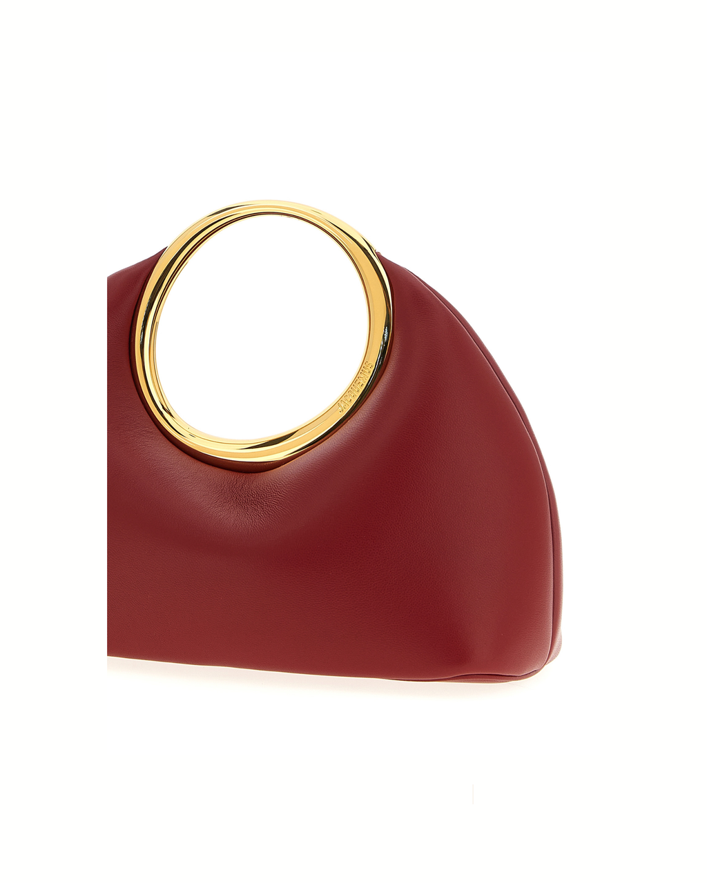 Jacquemus Le Petit Calino – Borsa a Mano in Pelle Nappa Rossa Donna