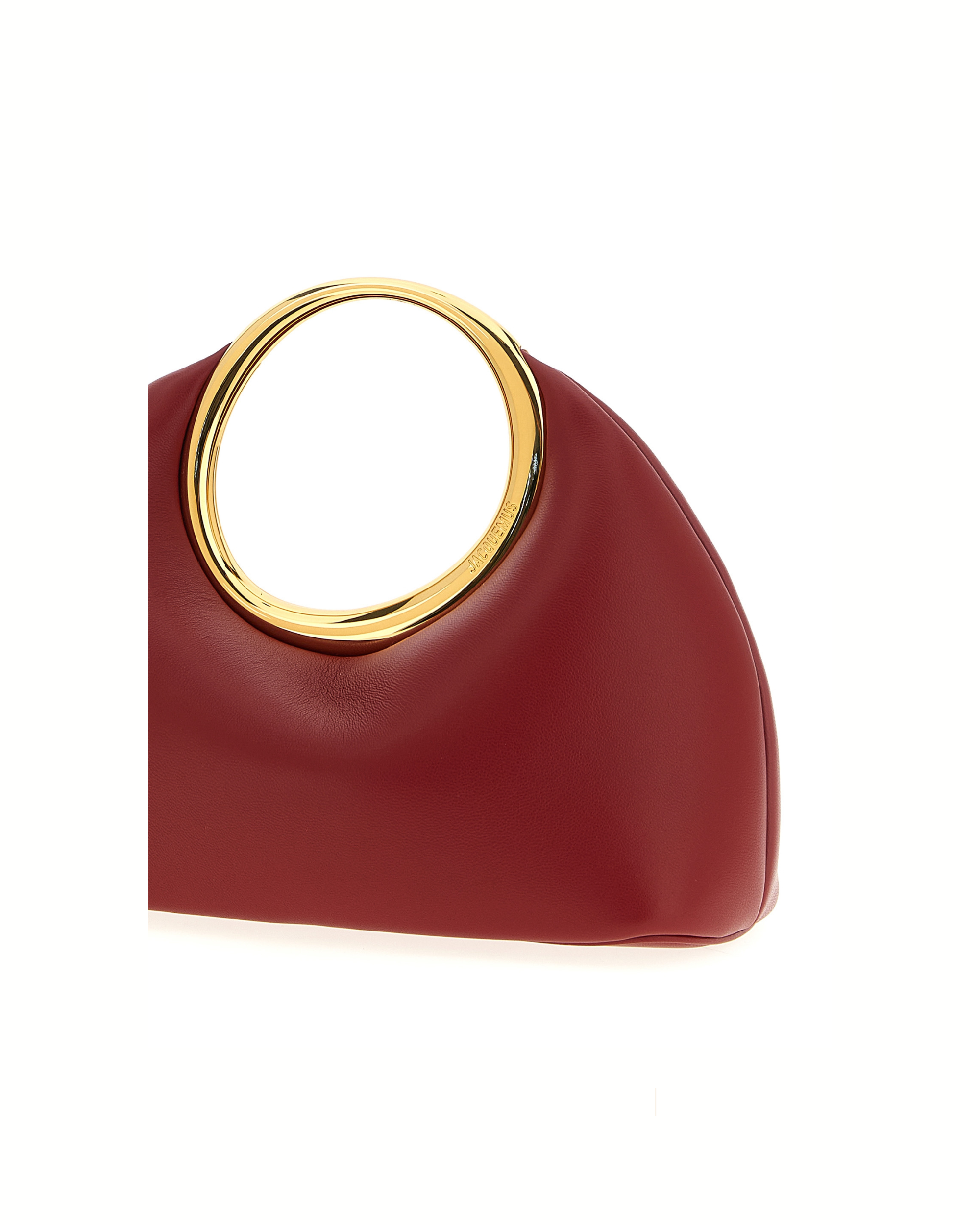 Jacquemus Le Petit Calino – Borsa a Mano in Pelle Nappa Rossa Donna