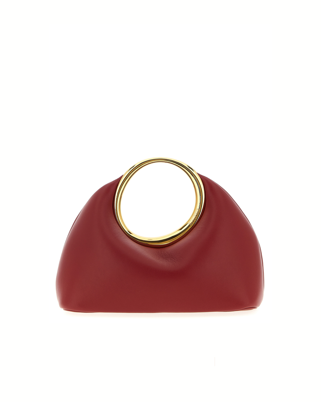 Jacquemus Le Petit Calino – Borsa a Mano in Pelle Nappa Rossa Donna