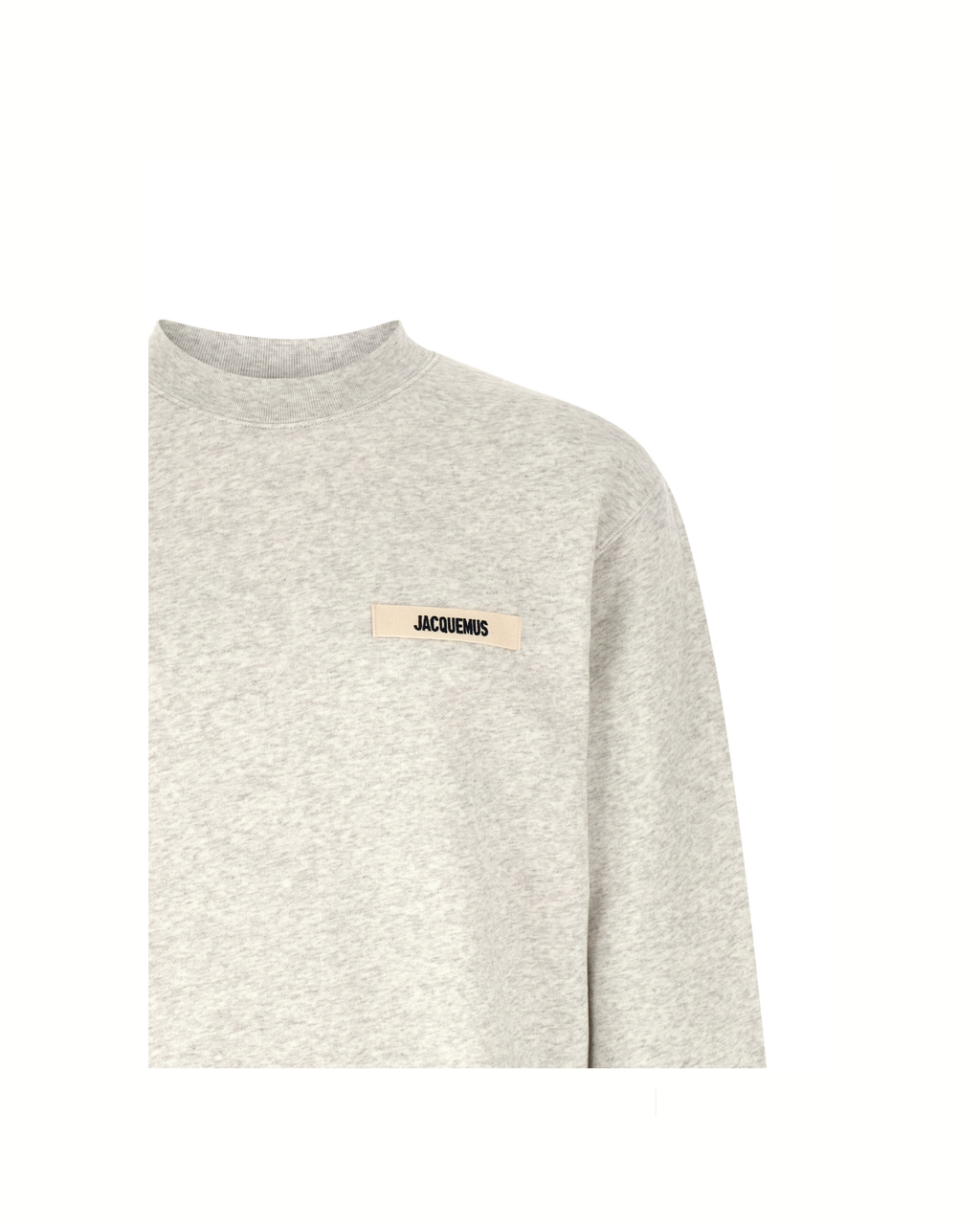 Jacquemus Le Sweatshirt Gros Grain Gray