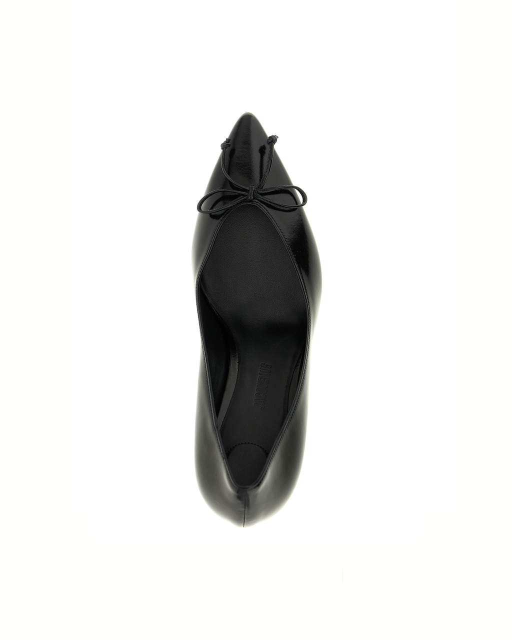 Jacquemus Les Escarpins Tourni – Décolleté in Pelle Nera con Fiocco Donna