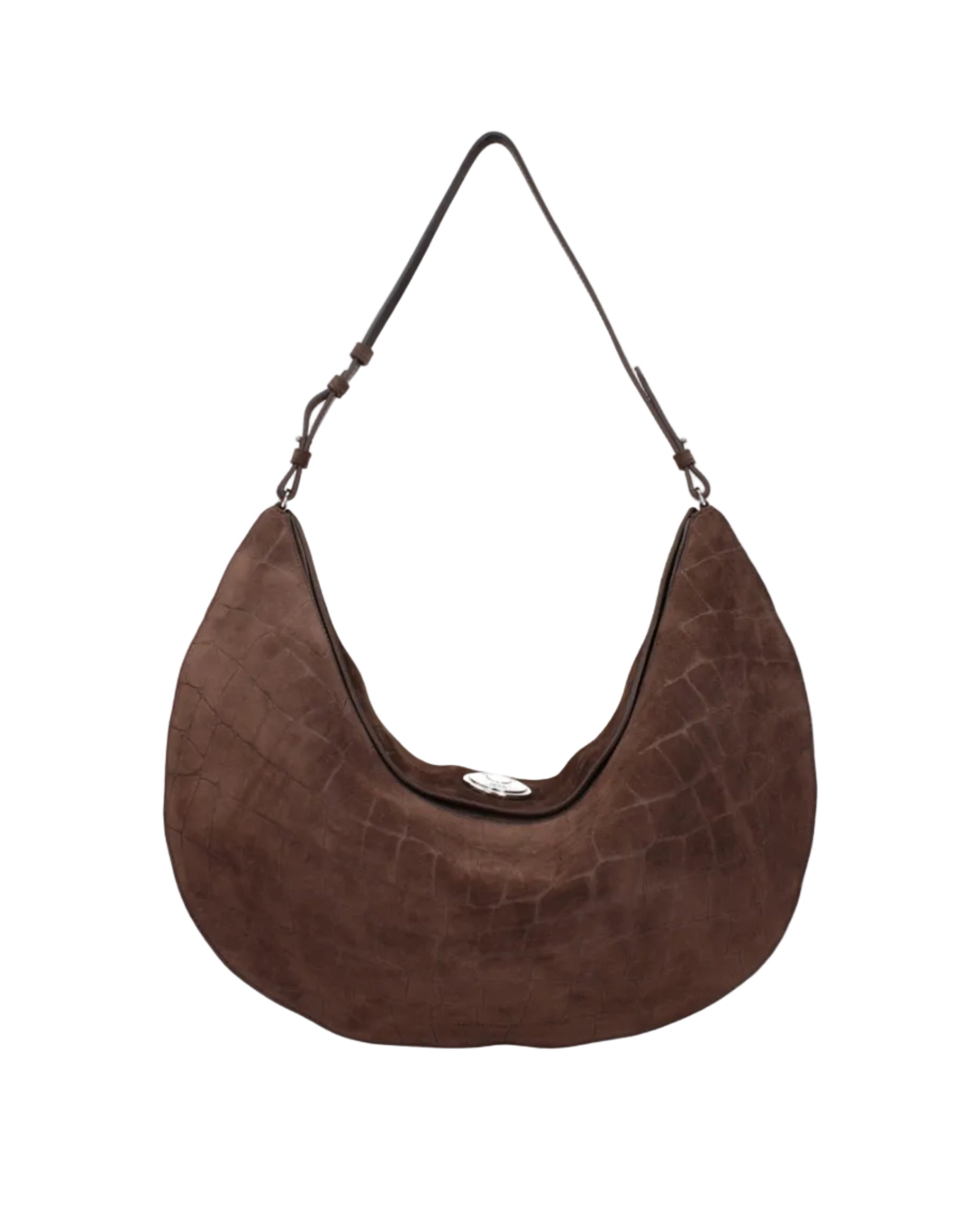 Jacquemus – Suede Shoulder Bag Brown