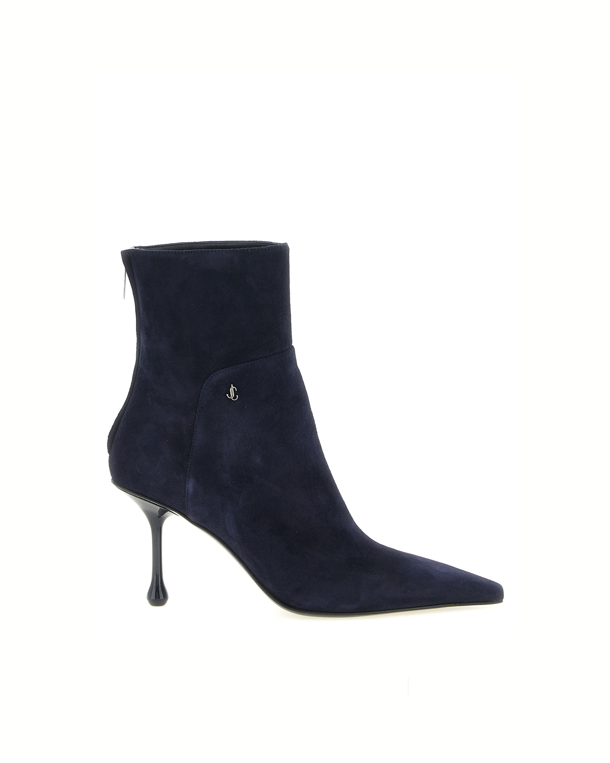 Jimmy Choo Cycas Ankle Boots in Suede Blu Navy
