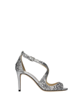 Jimmy Choo – Emily 85 Sandali Glitter Silver