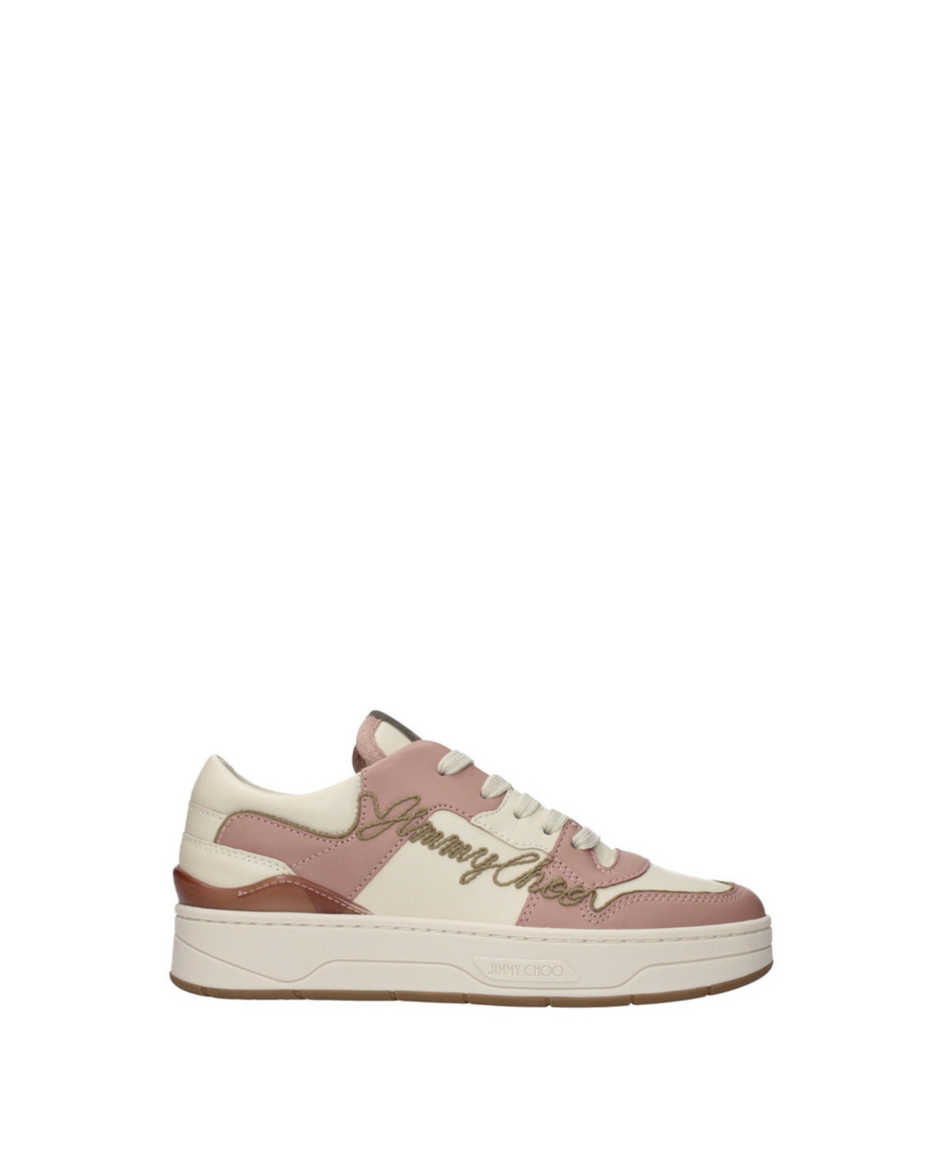 Jimmy Choo – Florent Leather Sneakers Ballet Pink