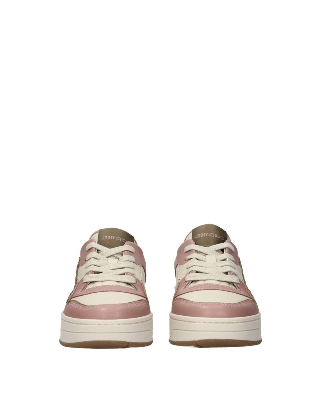 Jimmy Choo – Florent Leather Sneakers Ballet Pink
