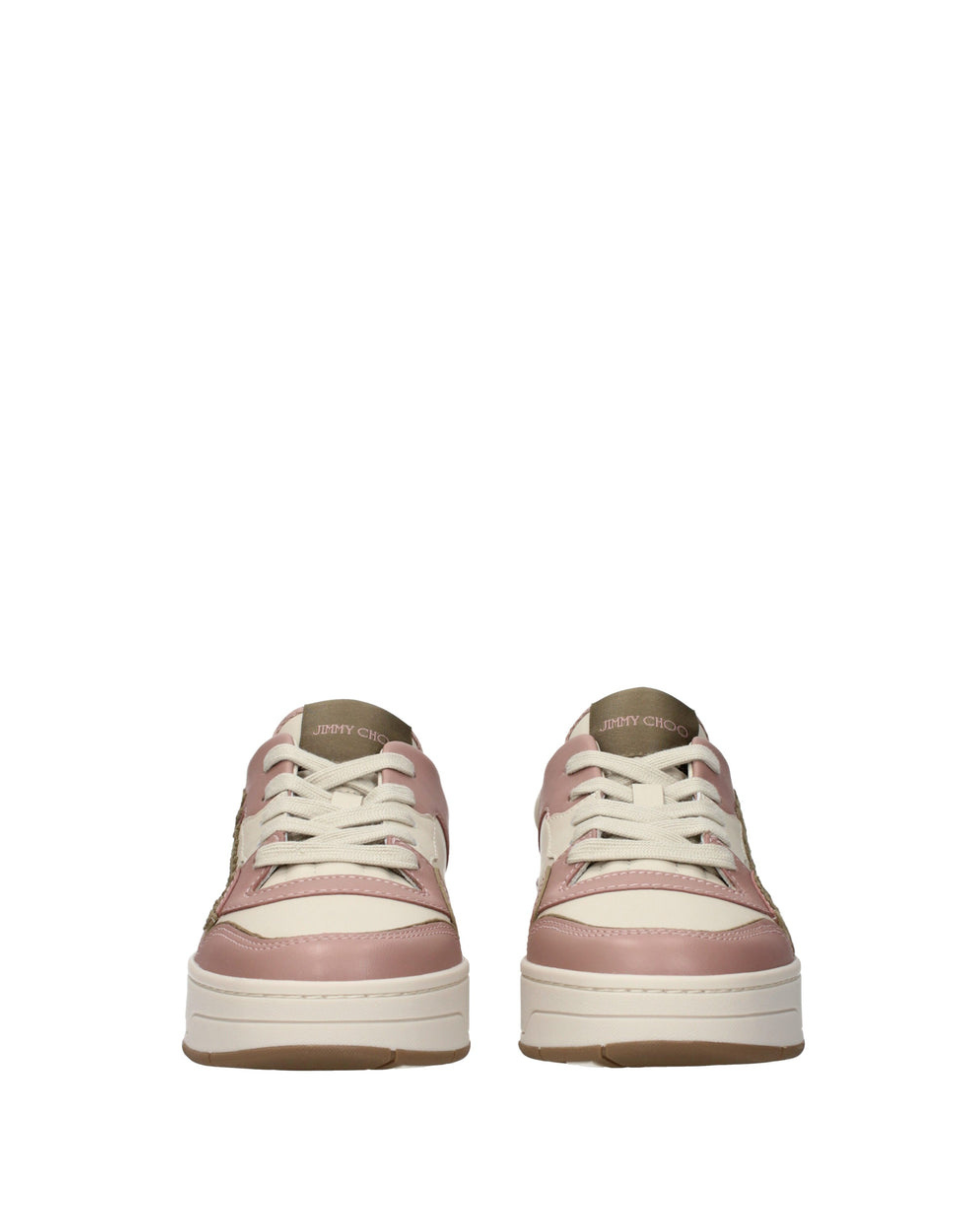Jimmy Choo – Florent Leather Sneakers Ballet Pink