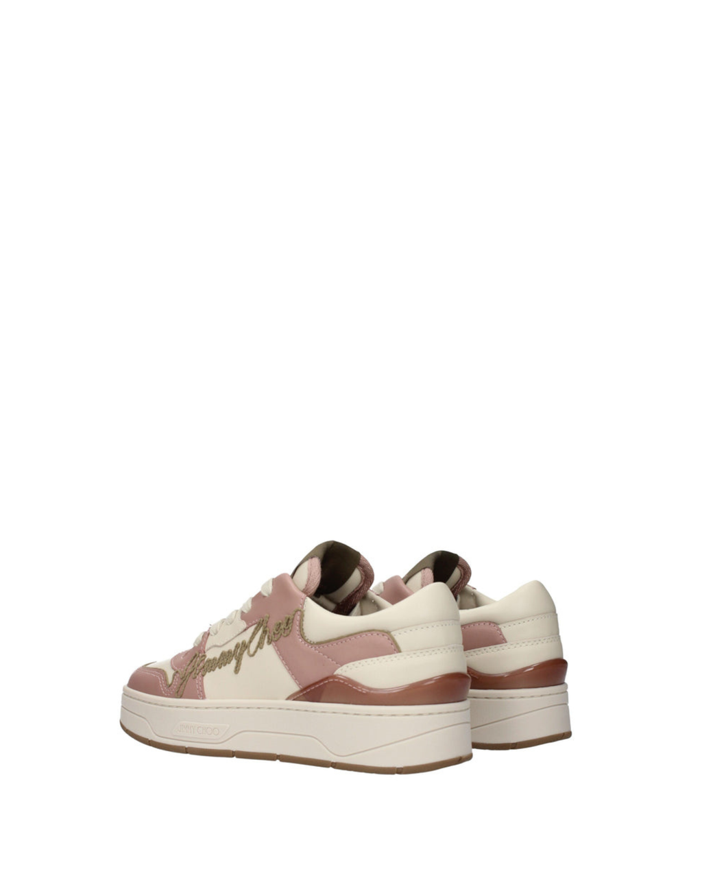 Jimmy Choo – Florent Leather Sneakers Ballet Pink