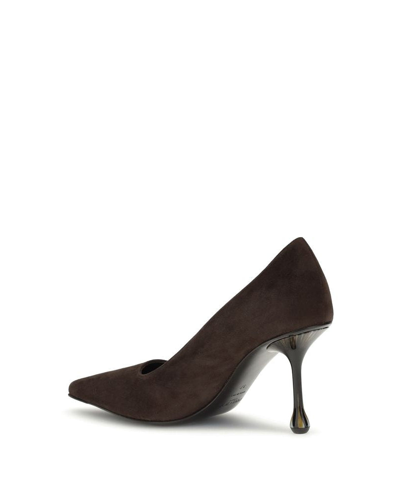 Jimmy Choo – Ixia Décolleté in Suede Marrone