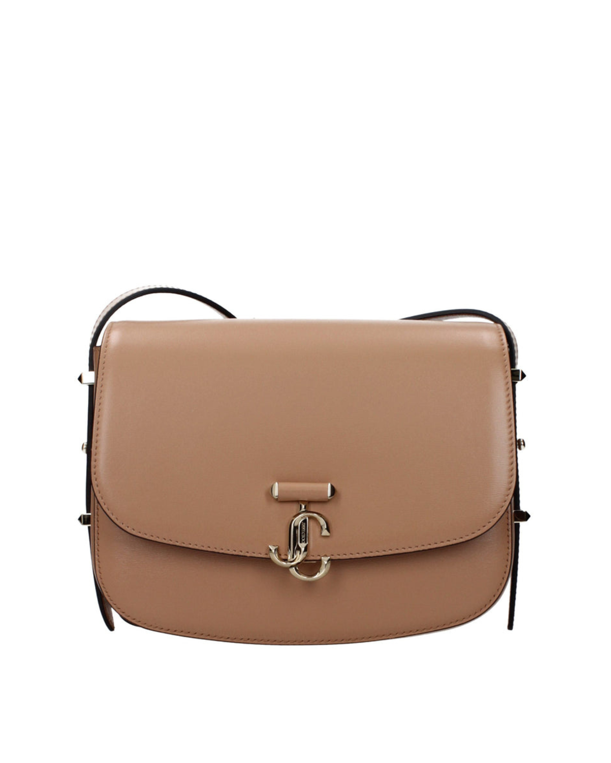 Jimmy Choo – JC Crossbody Bag Leather Biscuit Light Gold