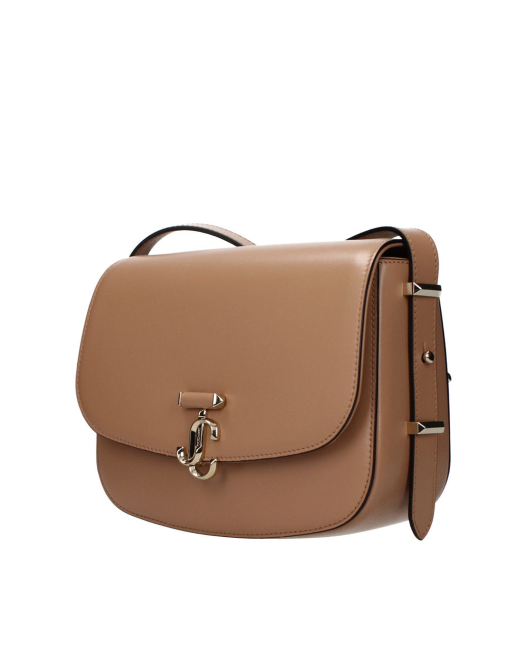 Jimmy Choo – JC Crossbody Bag Leather Biscuit Light Gold