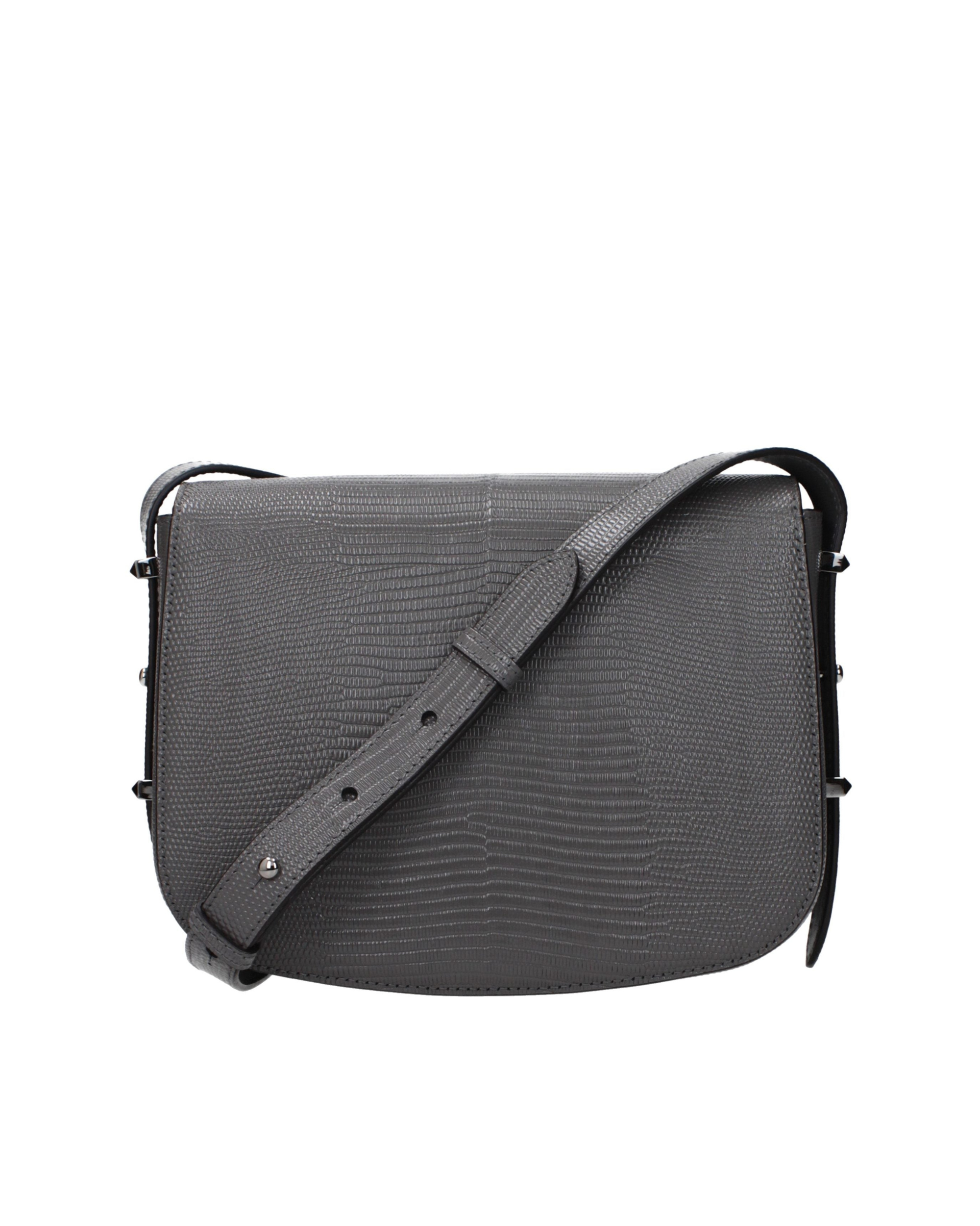 Jimmy Choo – JC Crossbody Bag Leather Storm Gunmetal