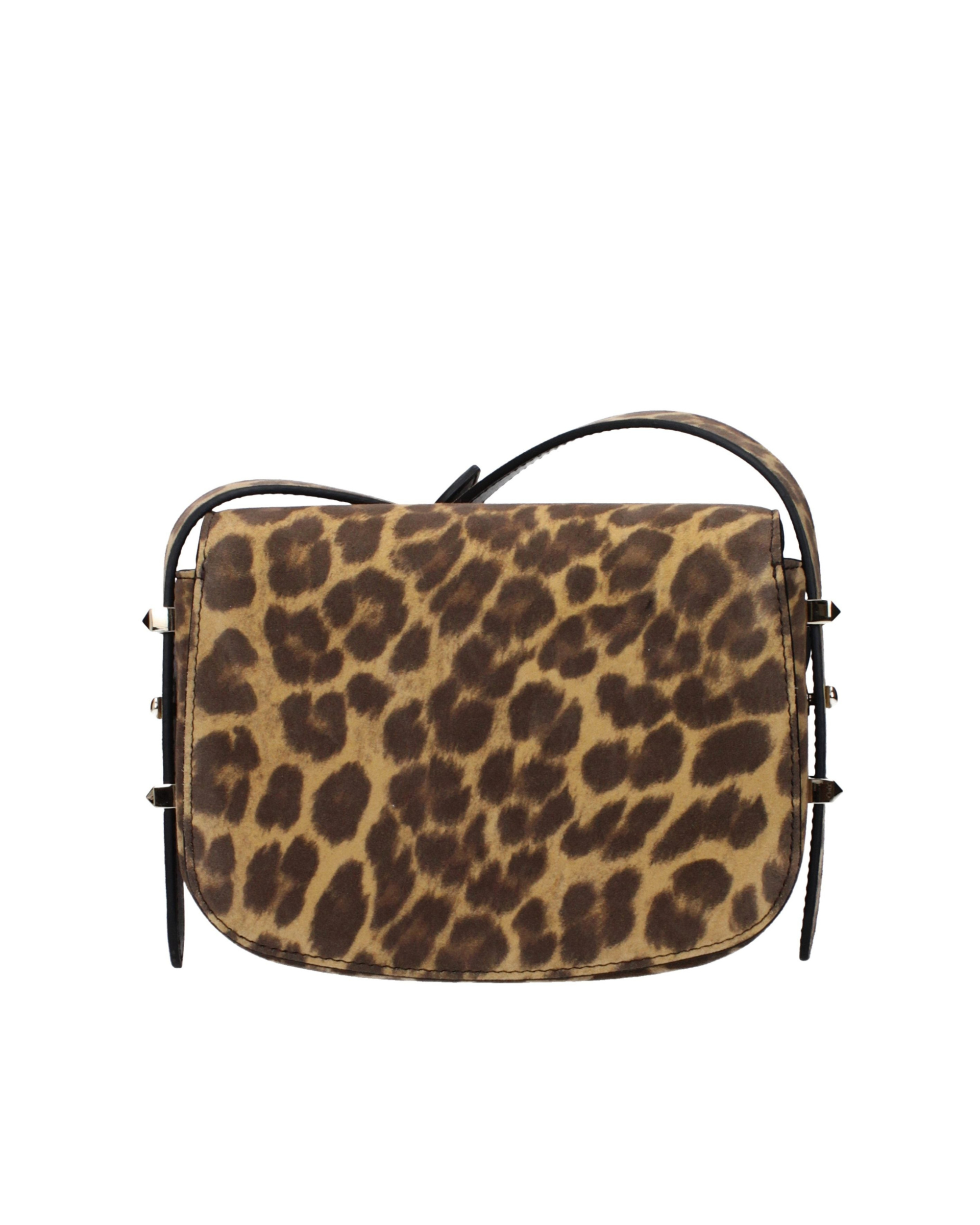 Jimmy Choo – JC Crossbody Bag Leopard Print Suede Natural Light Gold