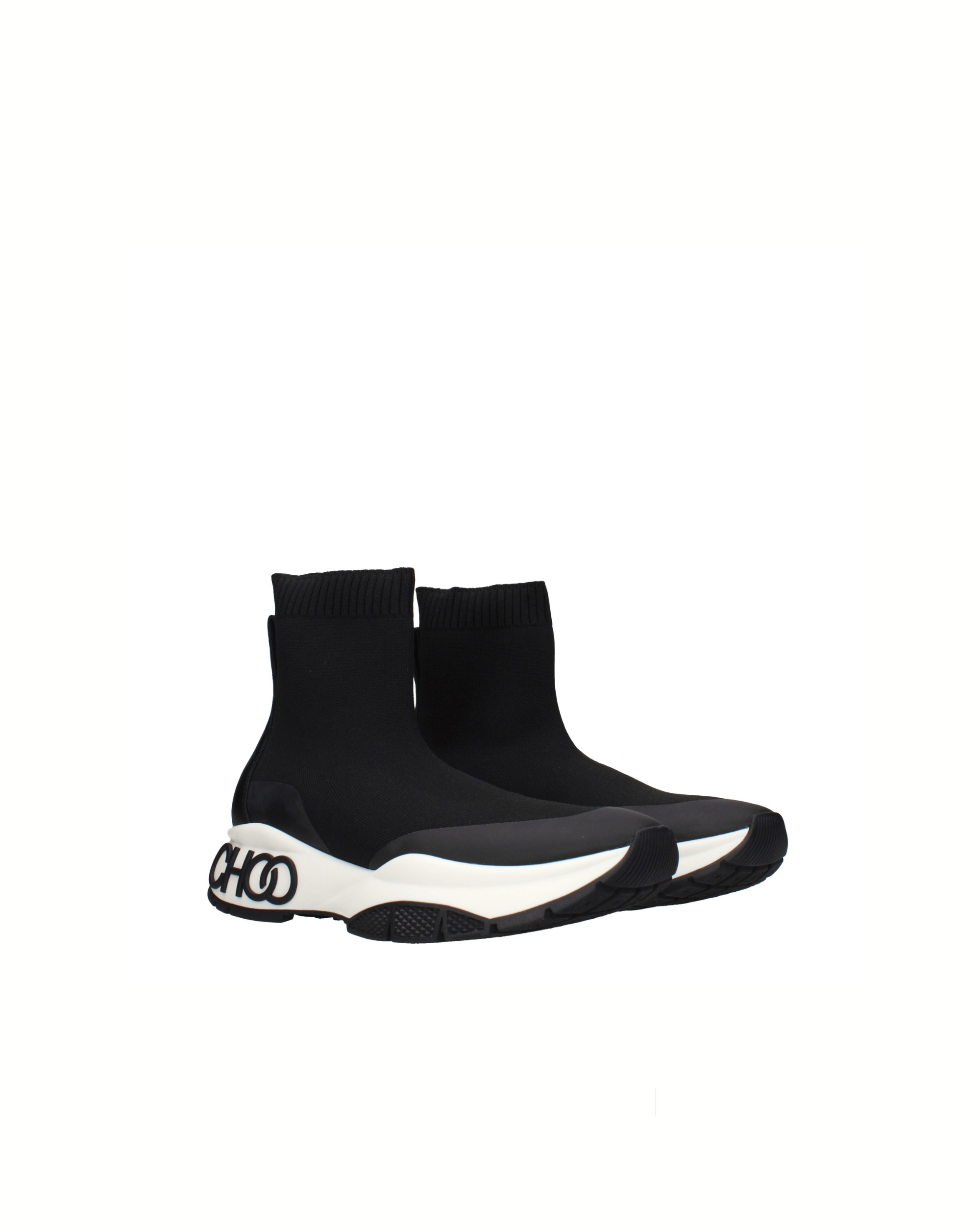 Jimmy Choo – Landon Sock Knit Sneakers Black