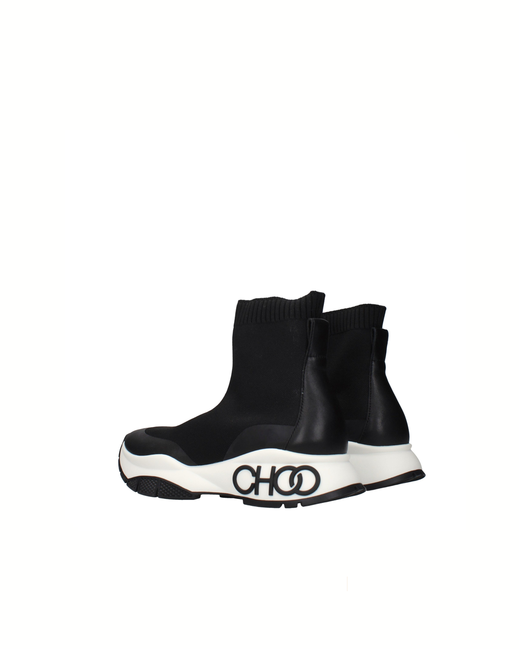 Jimmy Choo – Landon Sock Knit Sneakers Black
