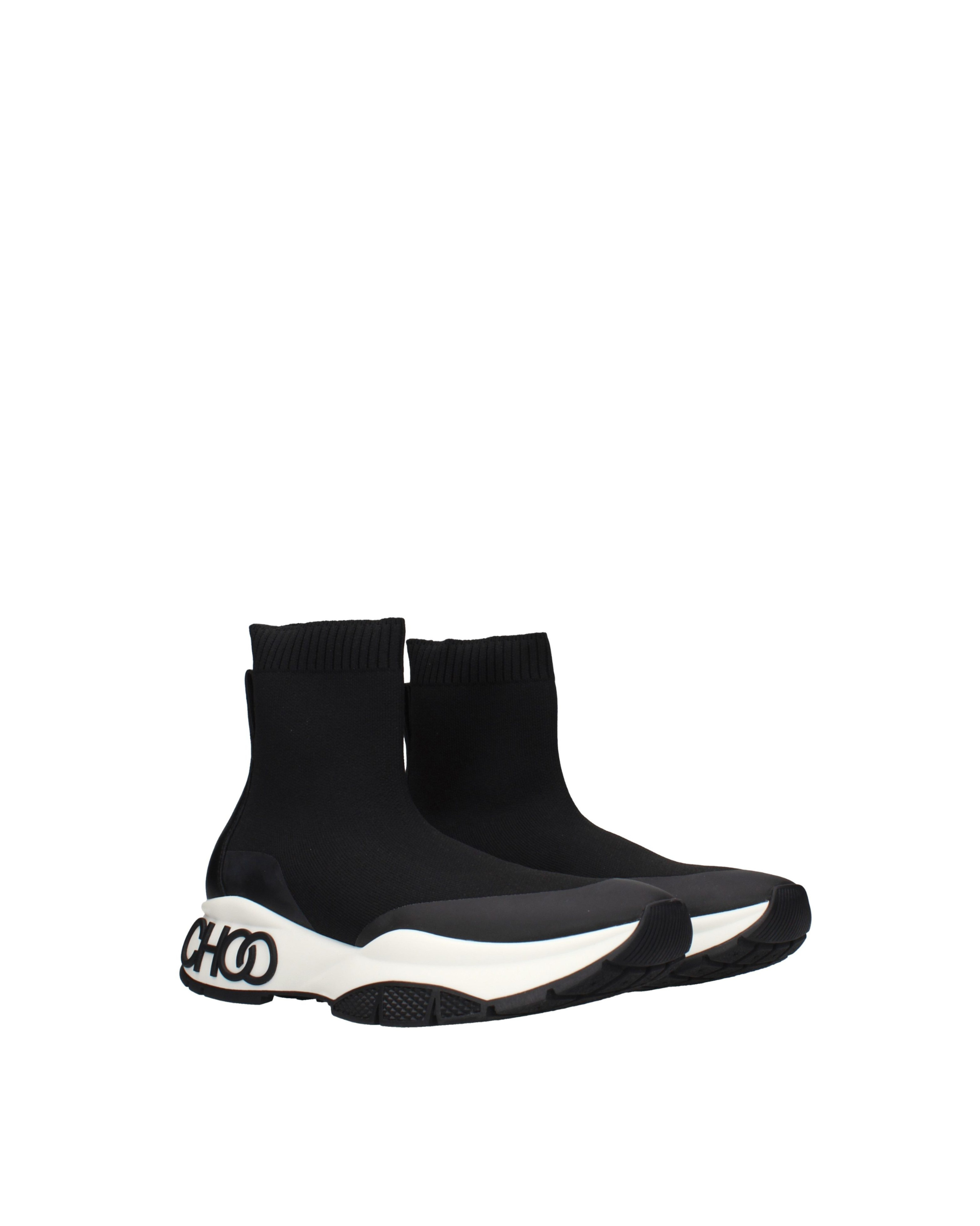 Jimmy Choo – Landon Sock Knit Sneakers Black