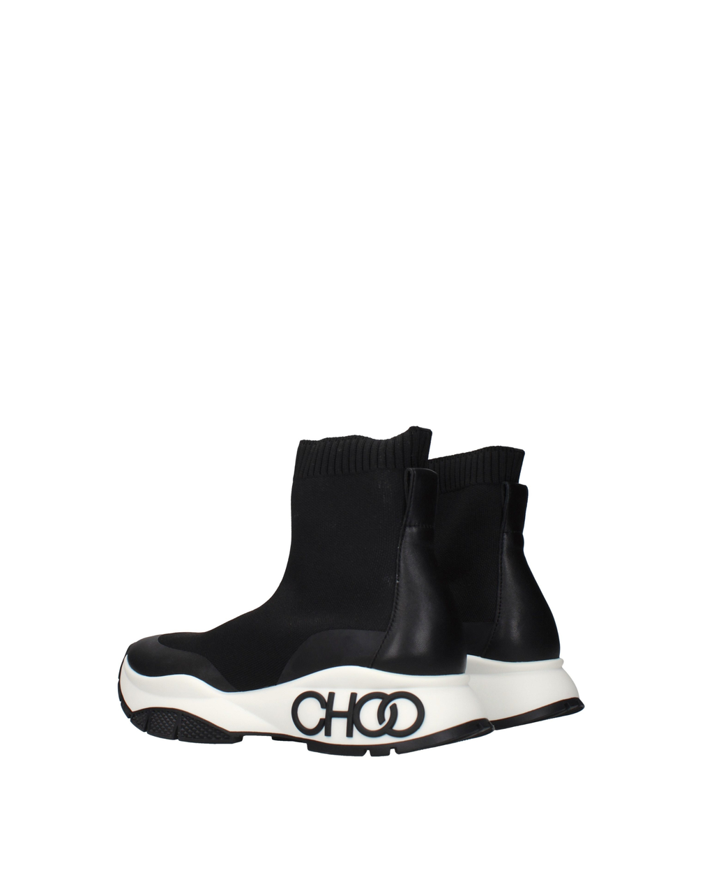Jimmy Choo – Landon Sock Knit Sneakers Black