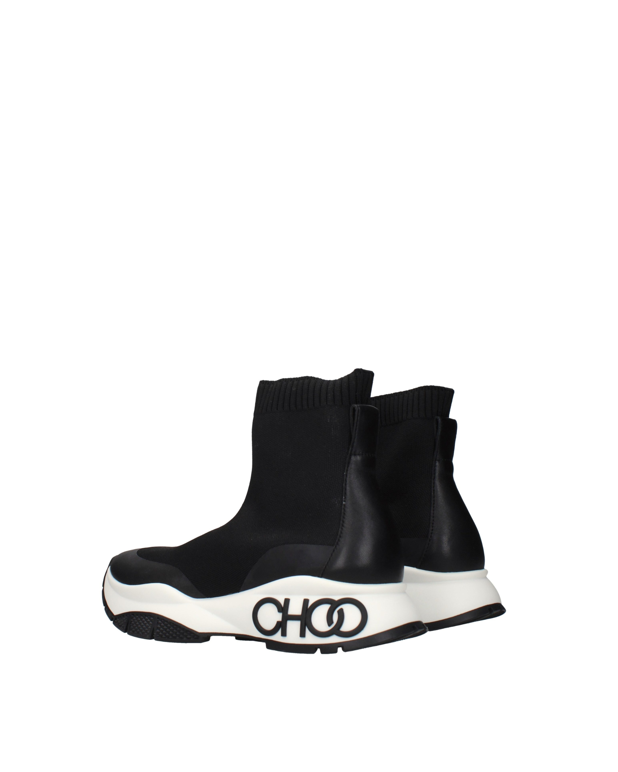 Jimmy Choo – Landon Sock Knit Sneakers Black