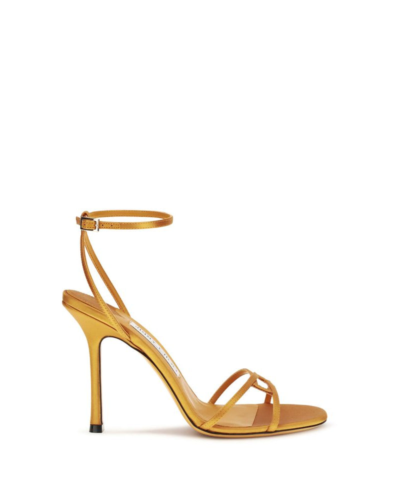 Jimmy Choo – Leo Sandali in Raso Oro