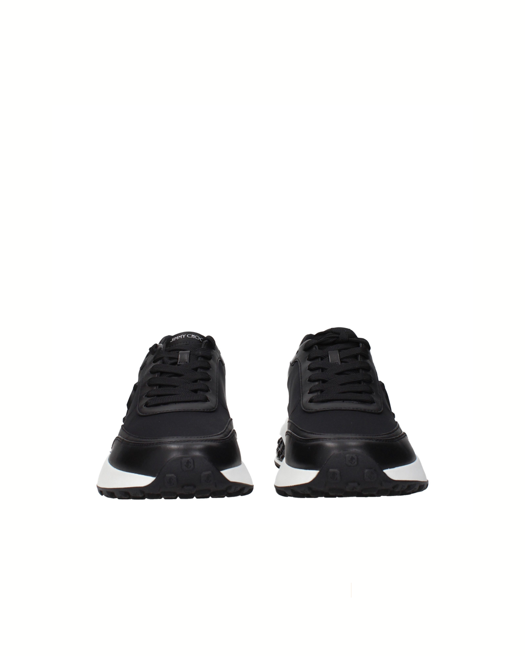 Jimmy Choo Memphis Lace Up Sneakers Black Mix