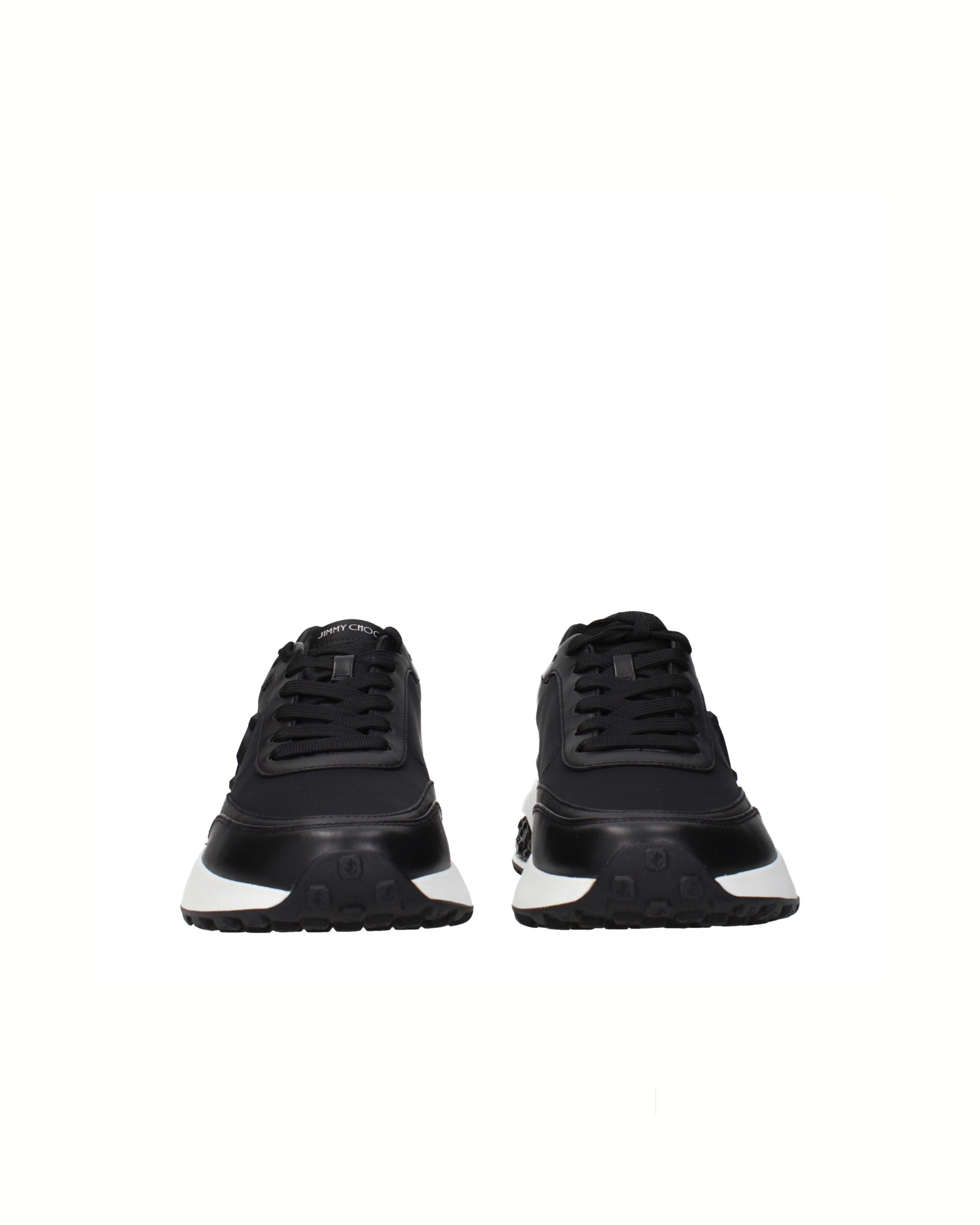 Jimmy Choo Memphis Lace Up Sneakers Black Mix
