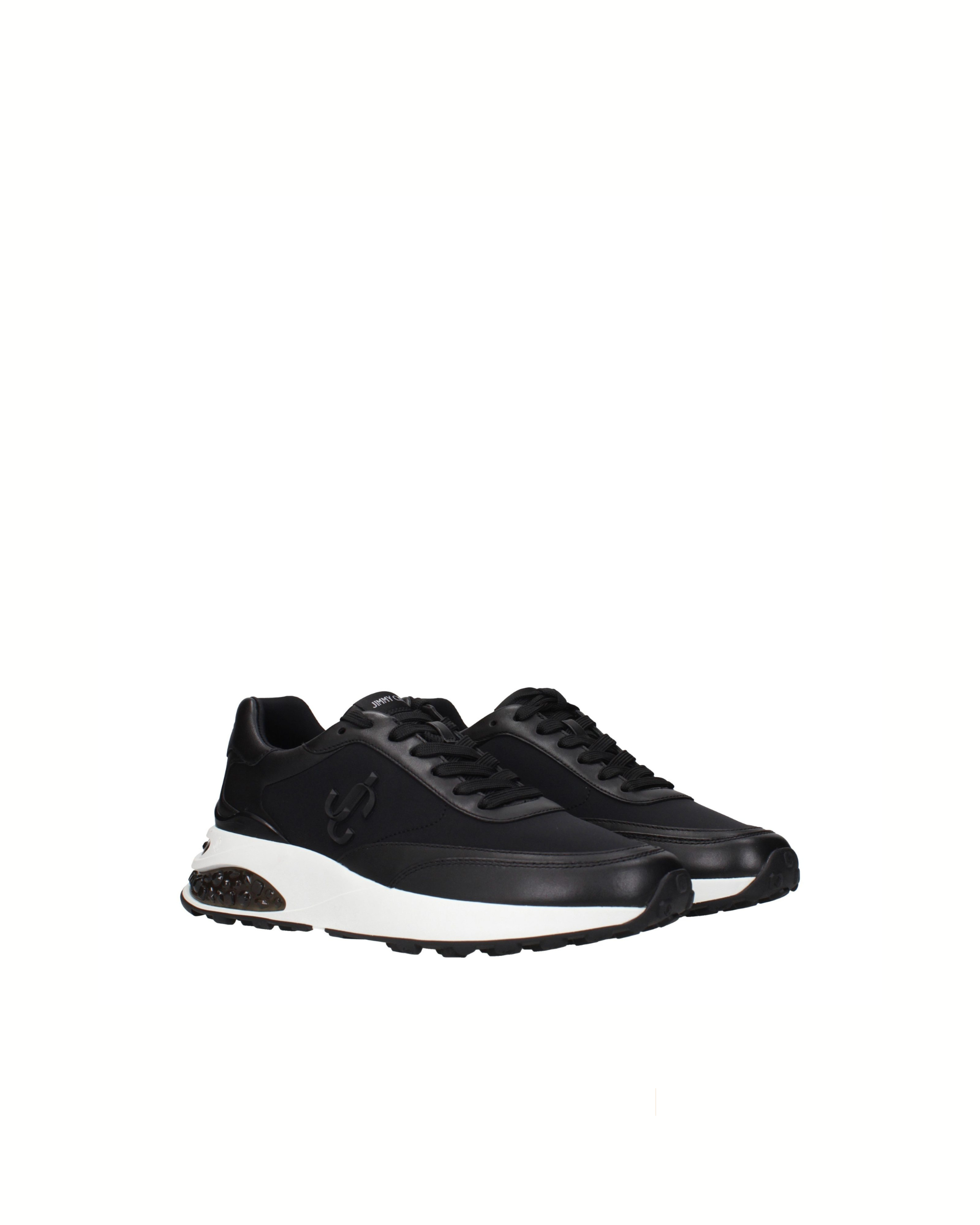 Jimmy Choo Memphis Lace Up Sneakers Black Mix