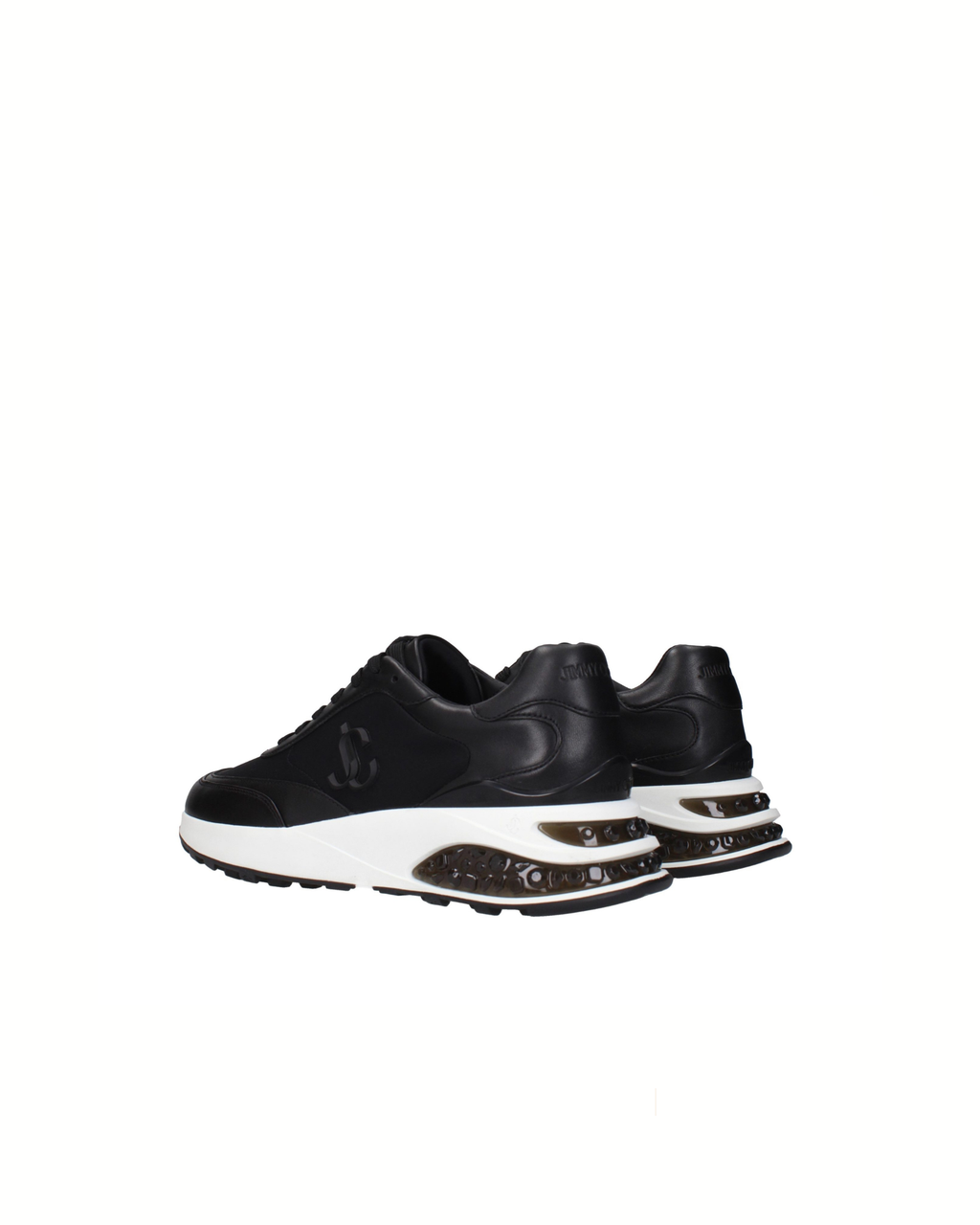 Jimmy Choo Memphis Lace Up Sneakers Black Mix
