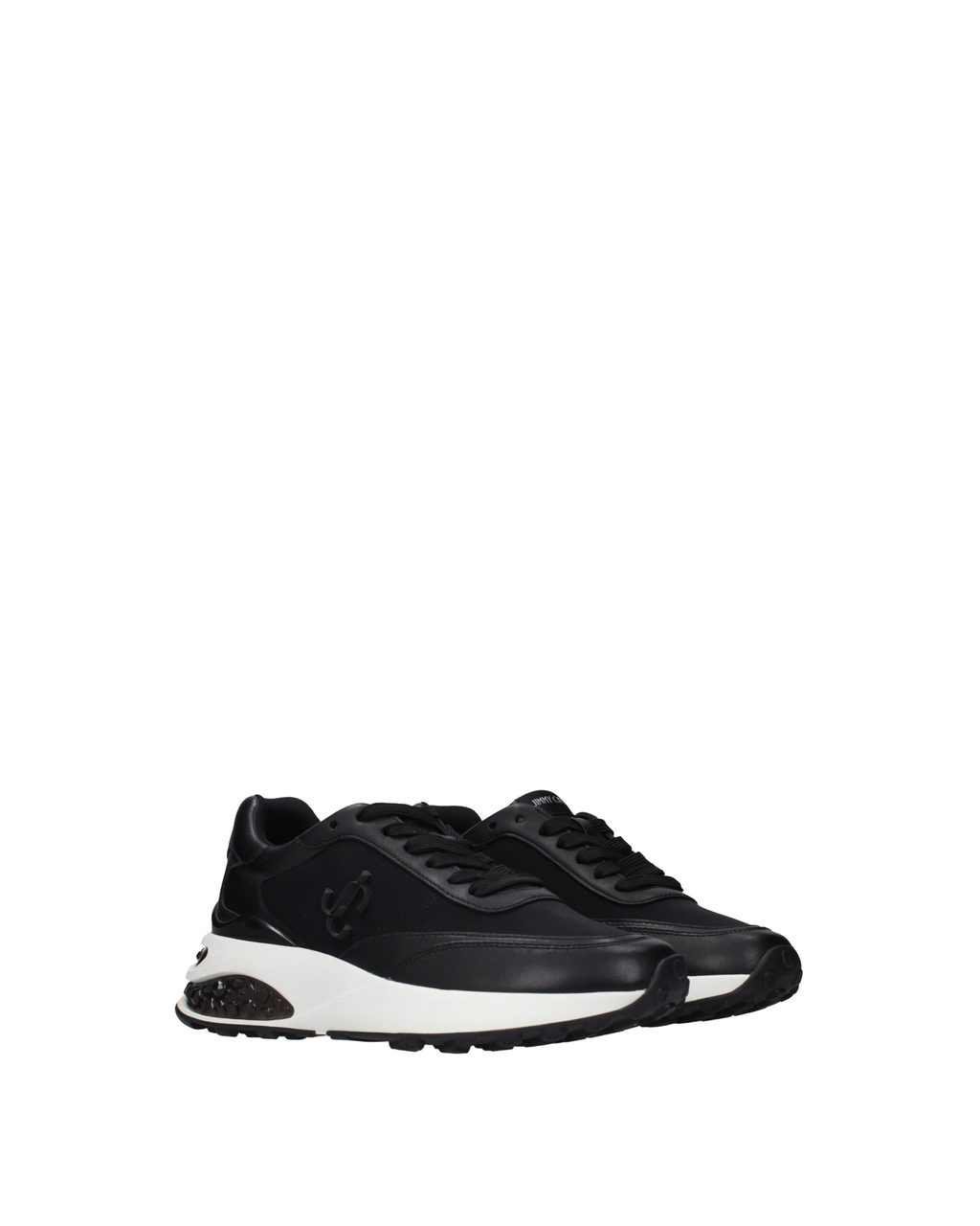 Jimmy Choo – Memphis Lace Up Sneakers Black Mix
