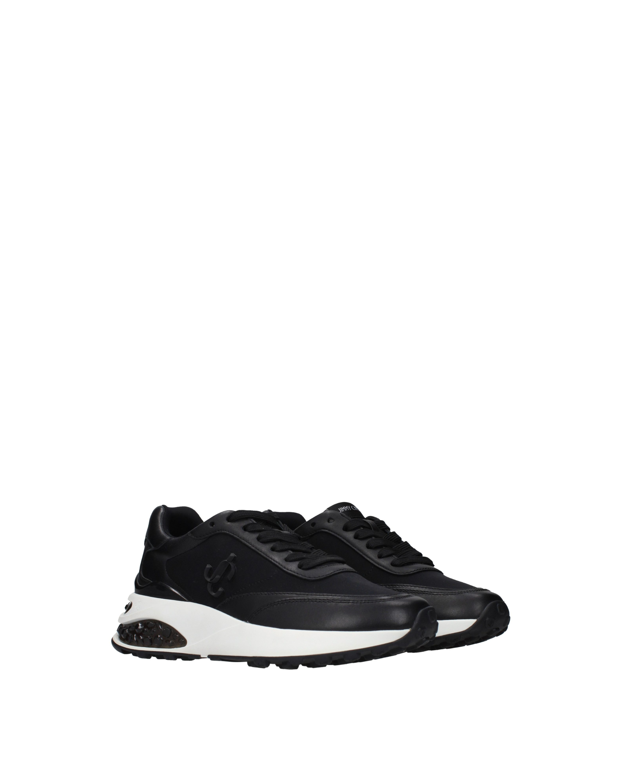 Jimmy Choo – Memphis Lace Up Sneakers Black Mix