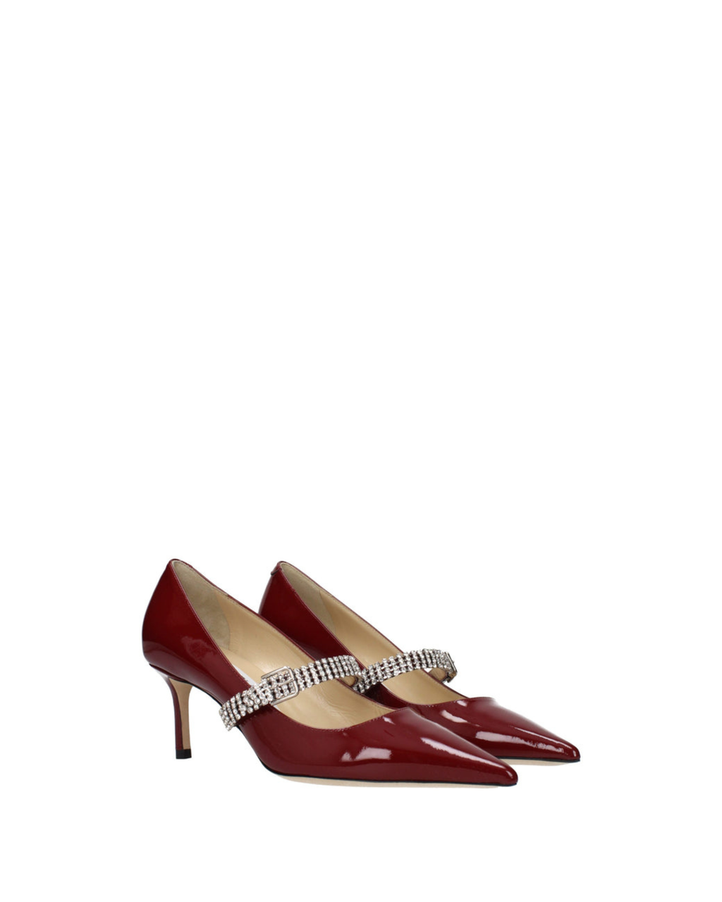 Jimmy Choo – Noa Pump 60 Patent Cherry Red