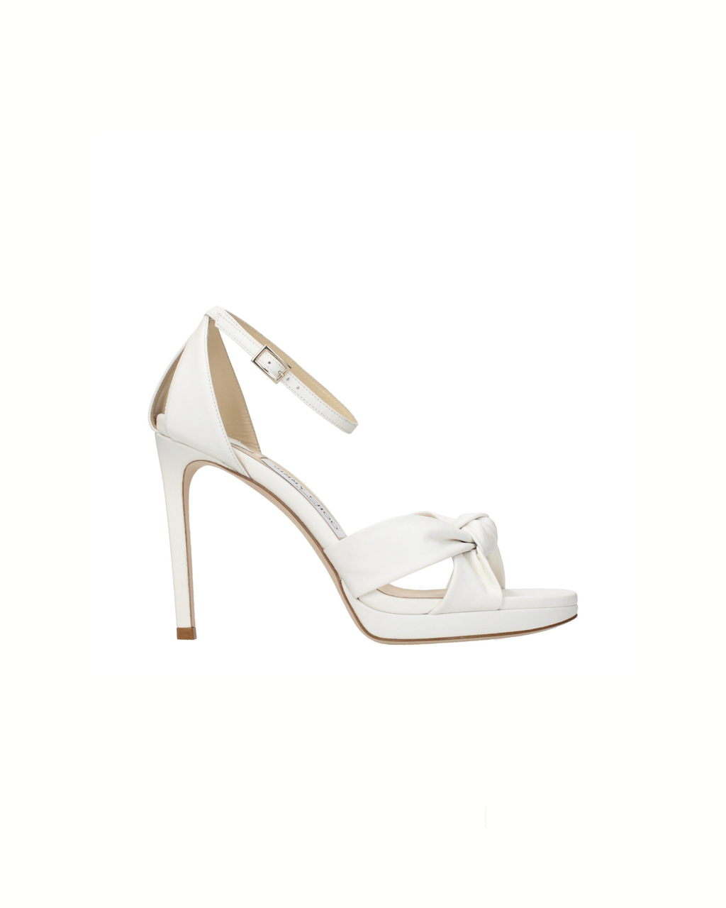 Jimmy Choo Rosie 100 Sandali in Pelle Bianca