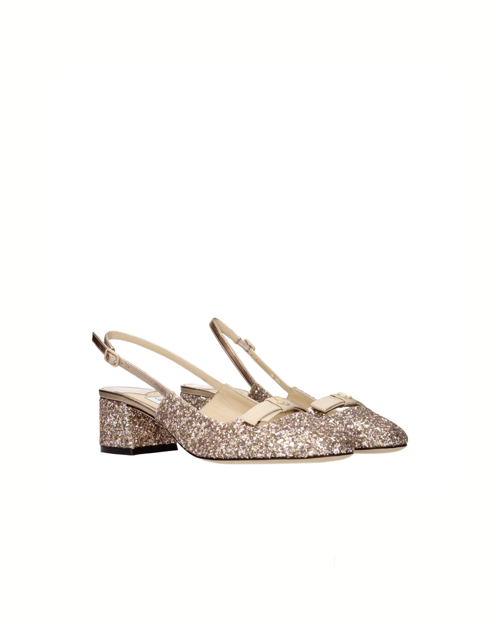 Jimmy Choo Arin Slingback 45 Ballet Pink Glitter