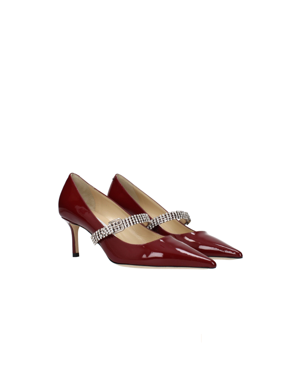 Jimmy Choo – Noa Pump 60 Patent Cherry Red