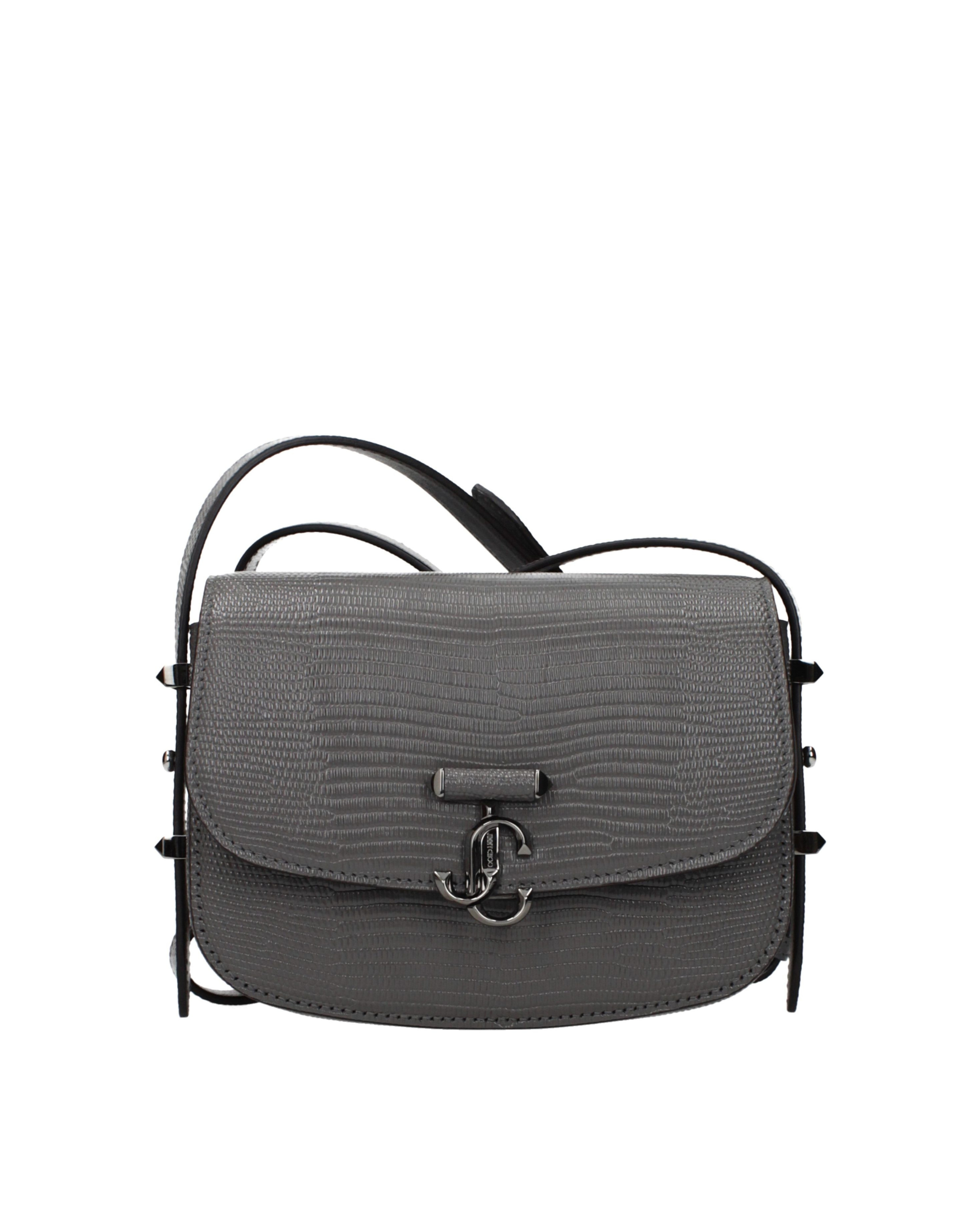 Jimmy Choo – JC Shoulder Bag Leather Storm Gunmetal