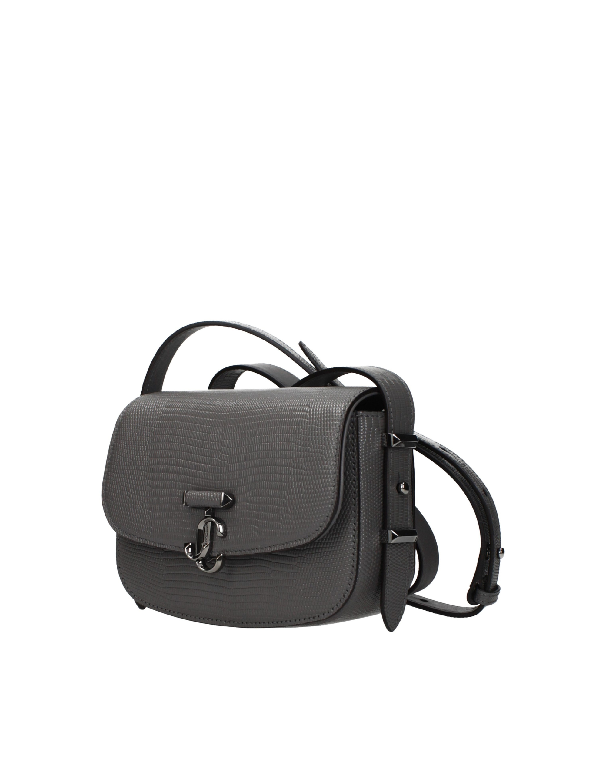 Jimmy Choo – JC Shoulder Bag Leather Storm Gunmetal